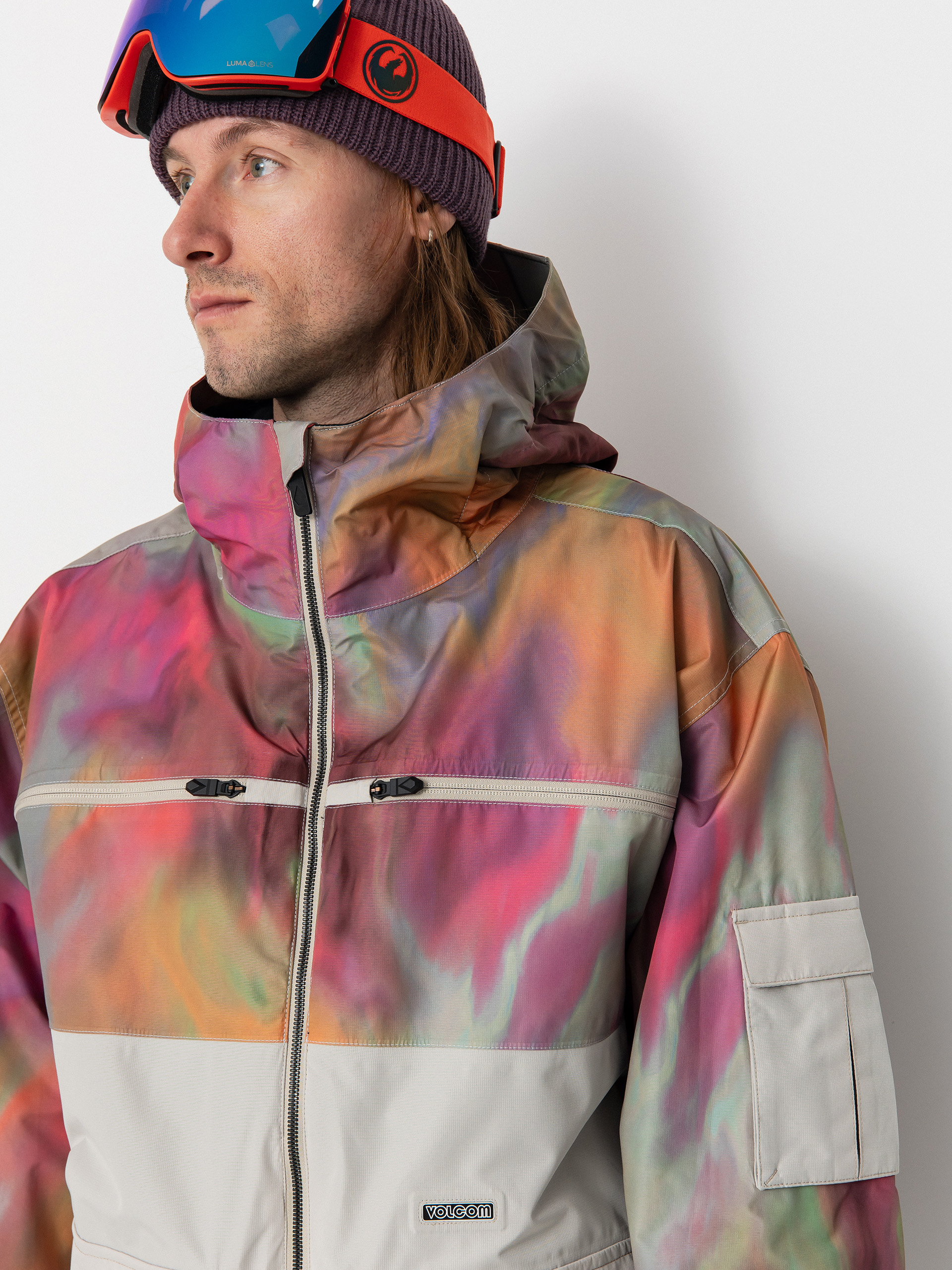 Férfi Snowboard dzseki Volcom Nightbreaker 20K (grey)