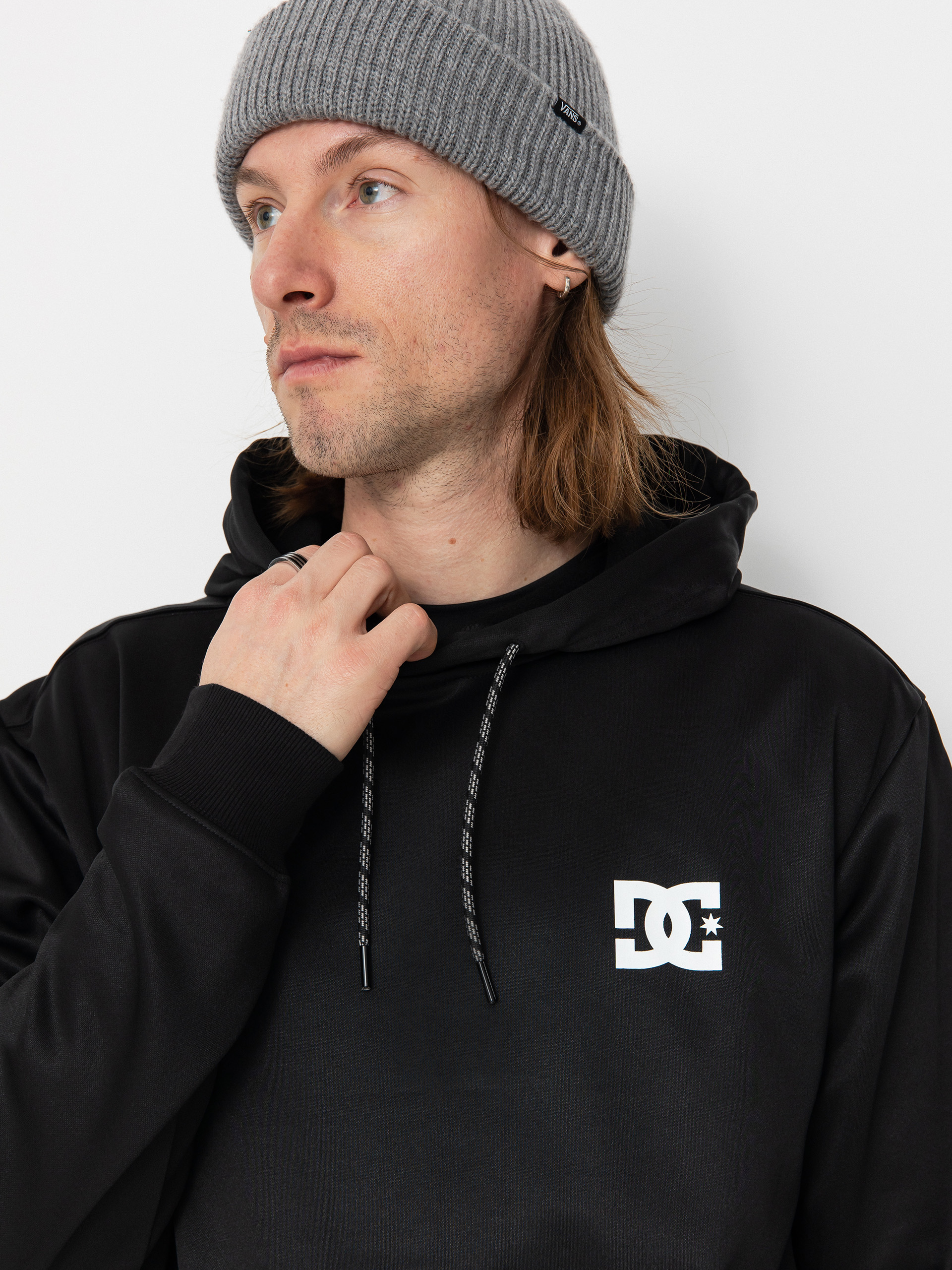 Férfi DC Twisted Thermo pulóver (black)