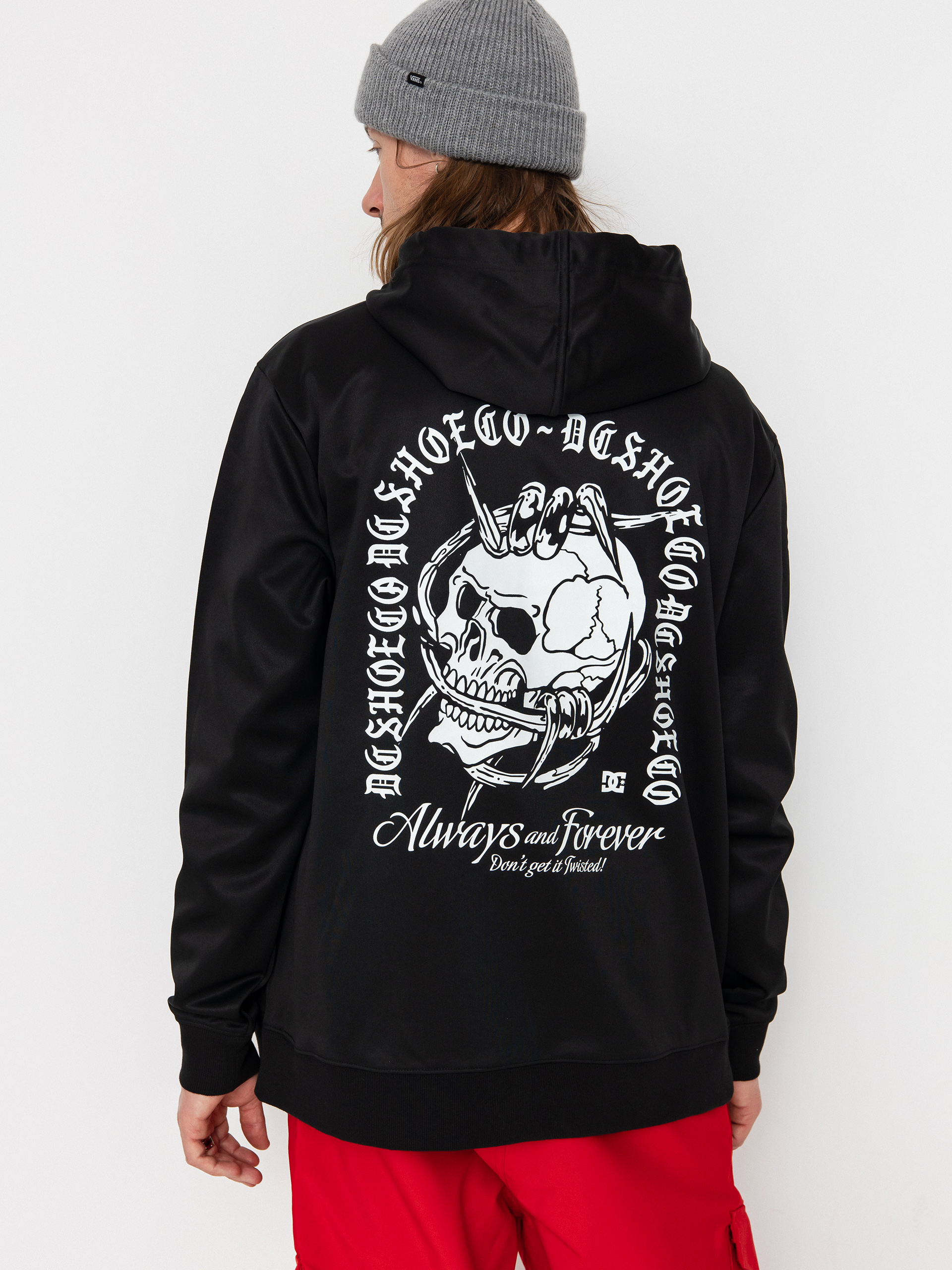 Férfi DC Twisted Thermo pulóver (black)