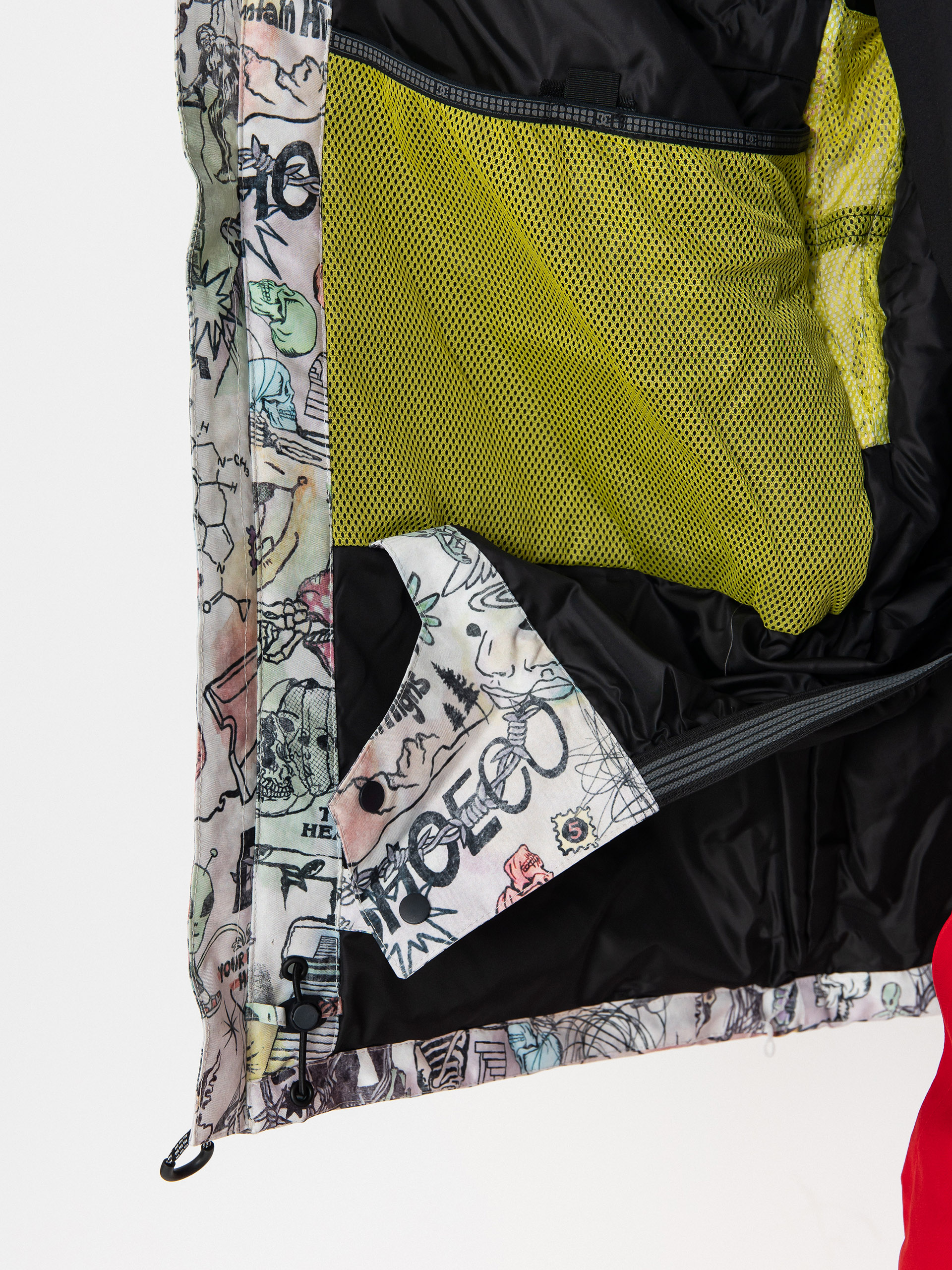 Férfi Snowboard dzseki DC Basis Print (vision quest)