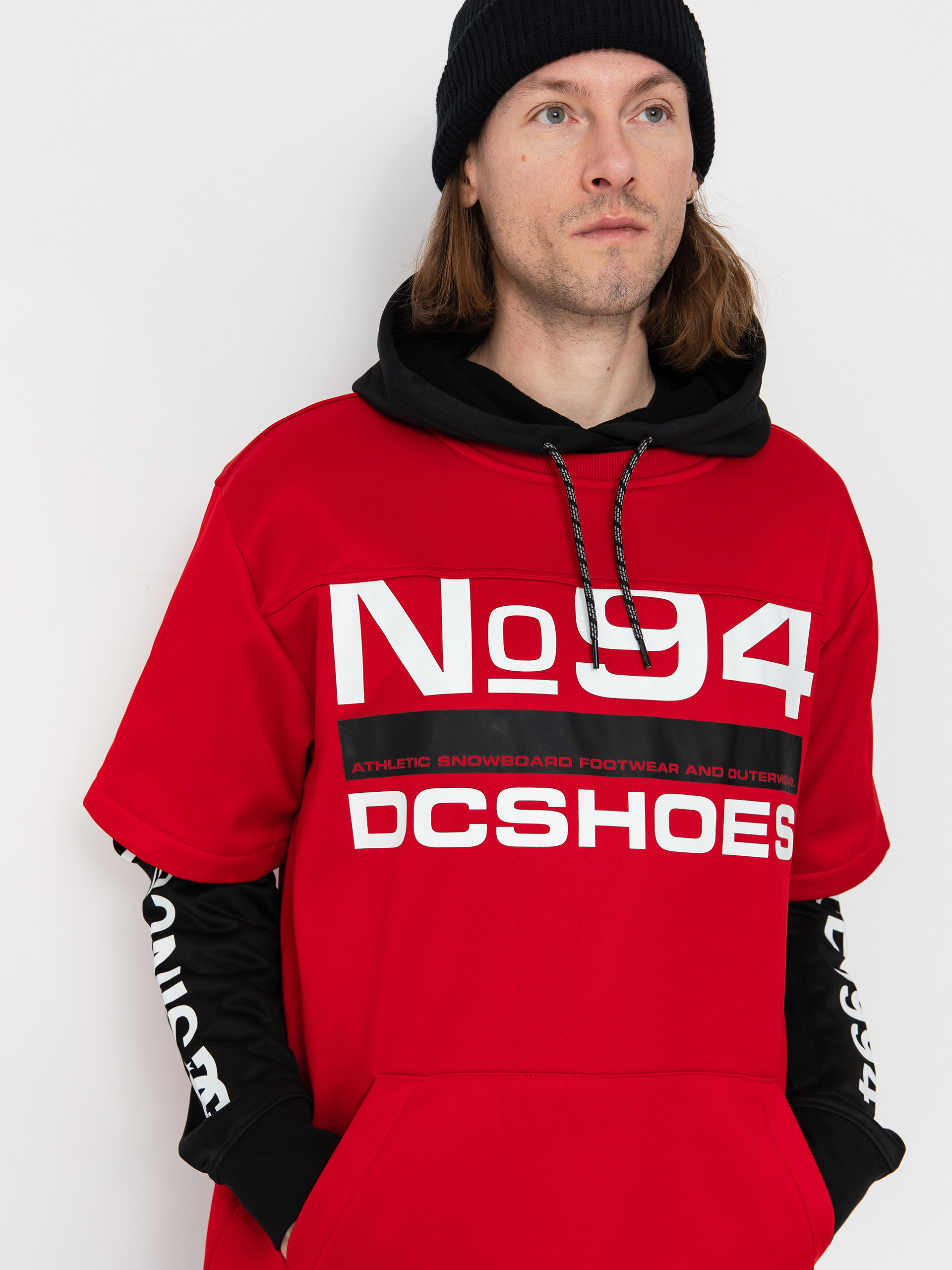 Férfi DC Dryden Thermo pulóver (barbados cherry)