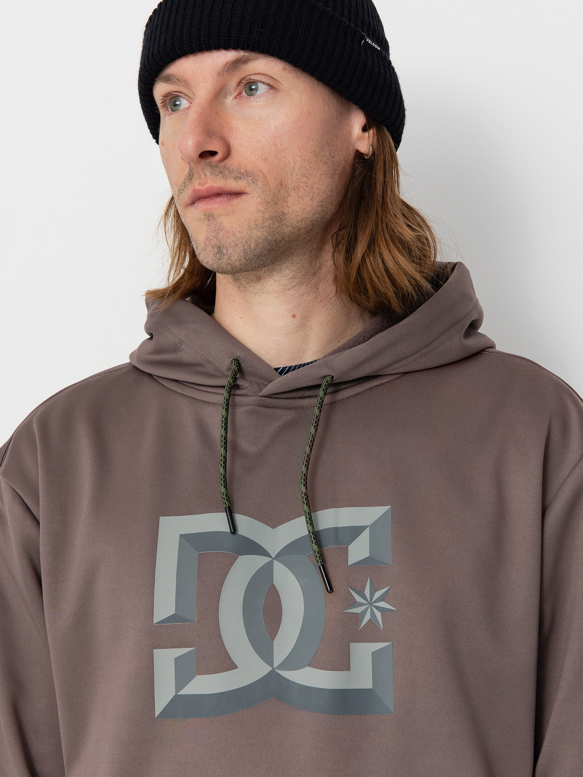 Férfi DC Snowstar Thermo pulóver (plum truffle)