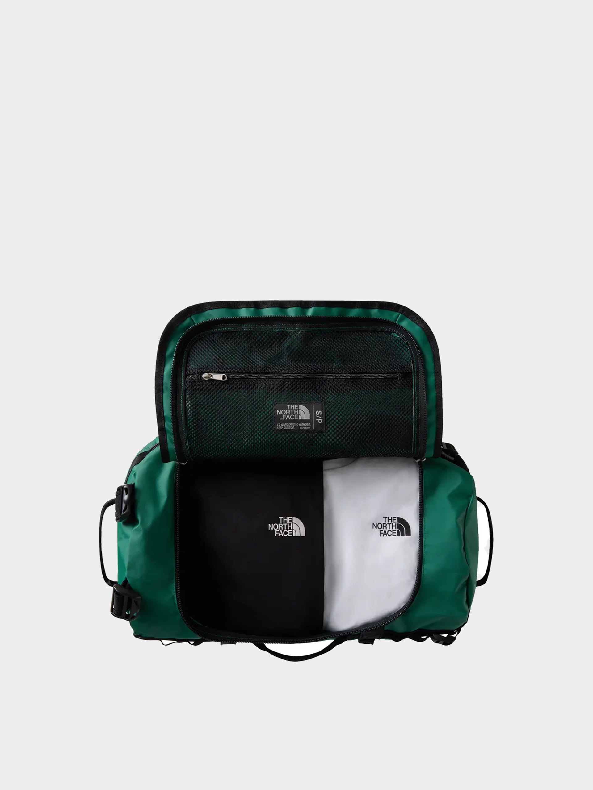 Táska The North Face Base Camp Duffel S (evergreen/tnf black)