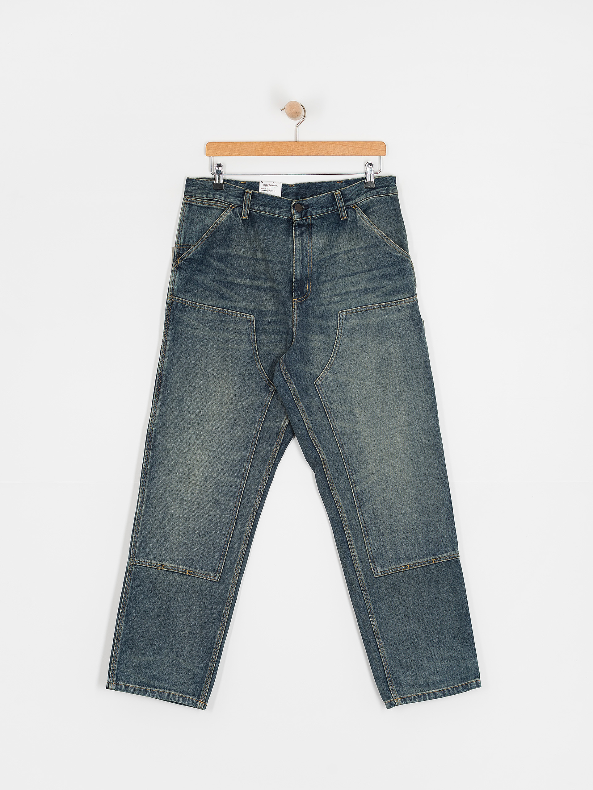 Carhartt WIP Double Knee Kisnadrág (blue)