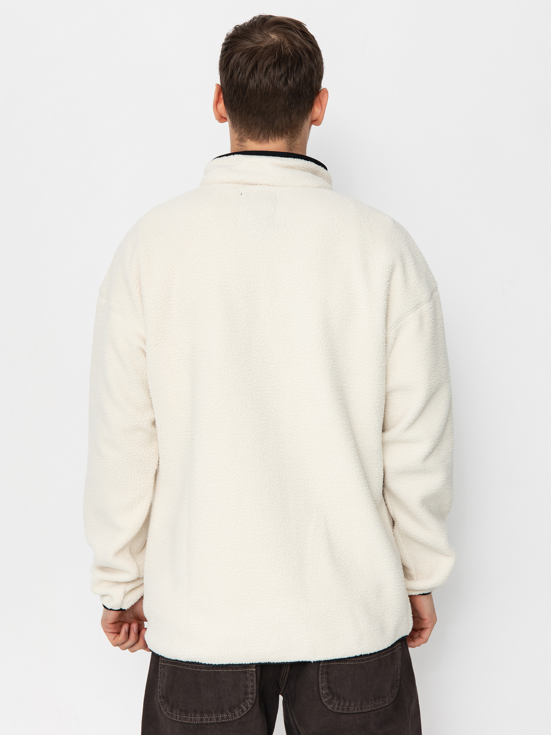 Férfi Columbia Helvetia II Half Snap Polár pulóver (chalk)