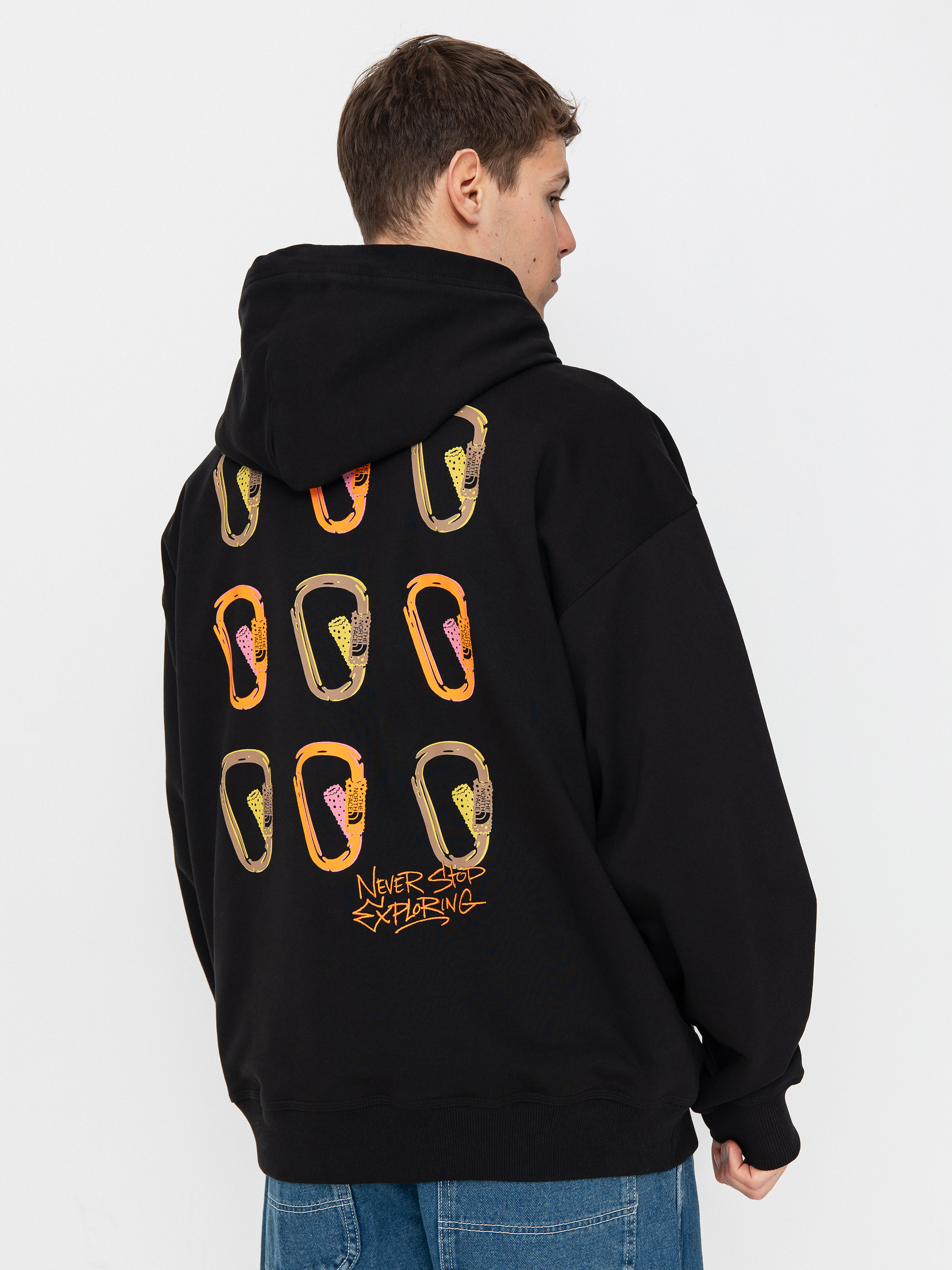 The North Face Nse Oversized HD Kapucnis pulóver (tnf black)