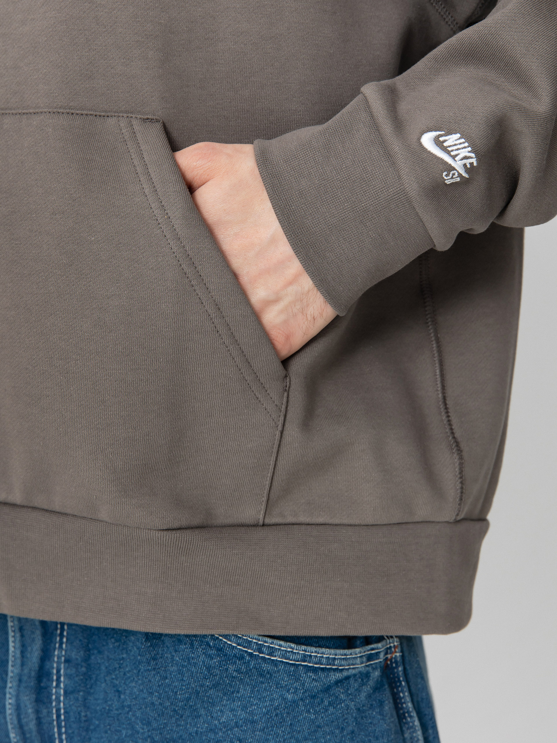 Nike SB Pool Airs ZHD Kapucnis pulóver (cave stone/white)