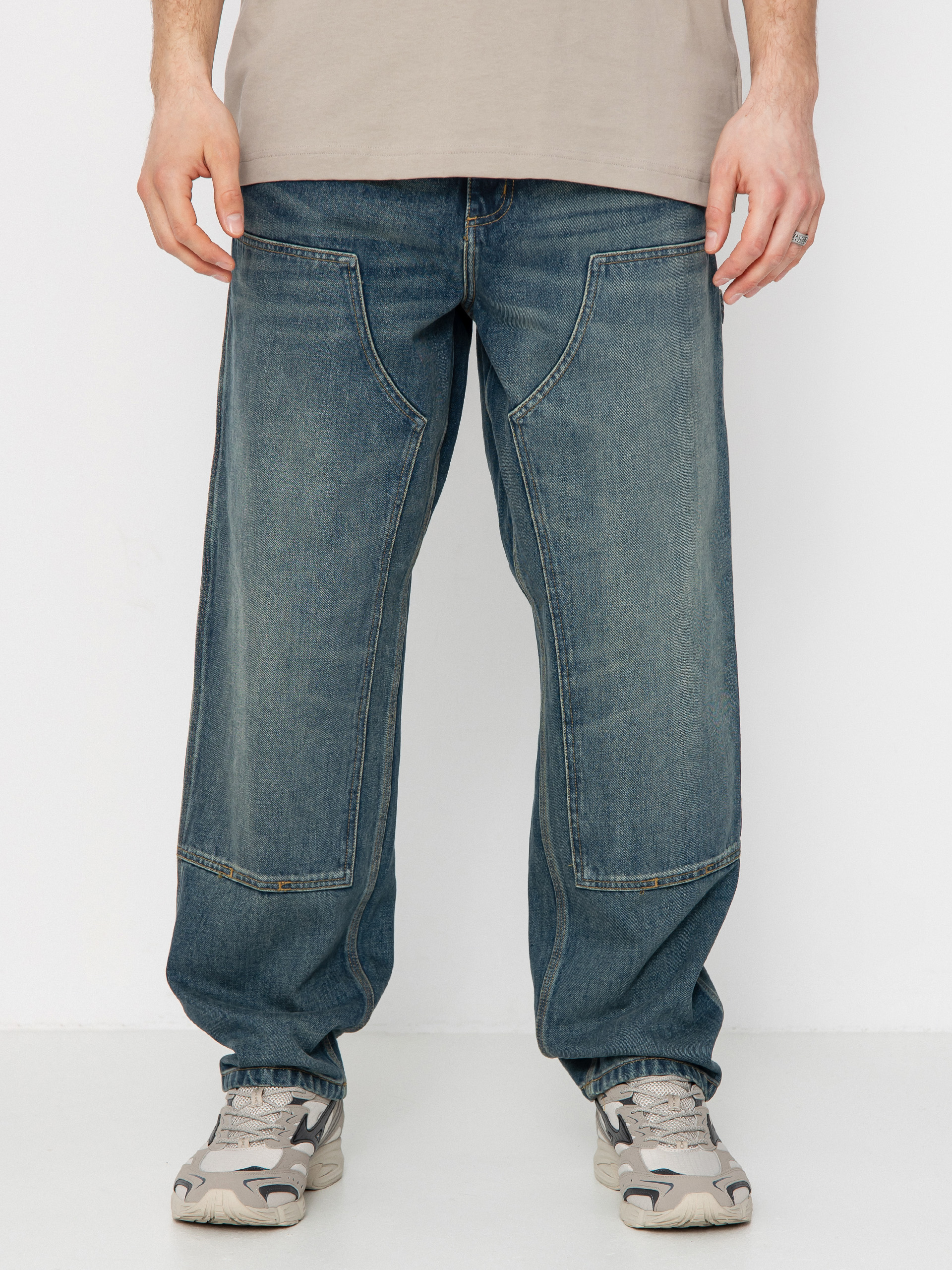 Carhartt WIP Double Knee Kisnadrág (blue)