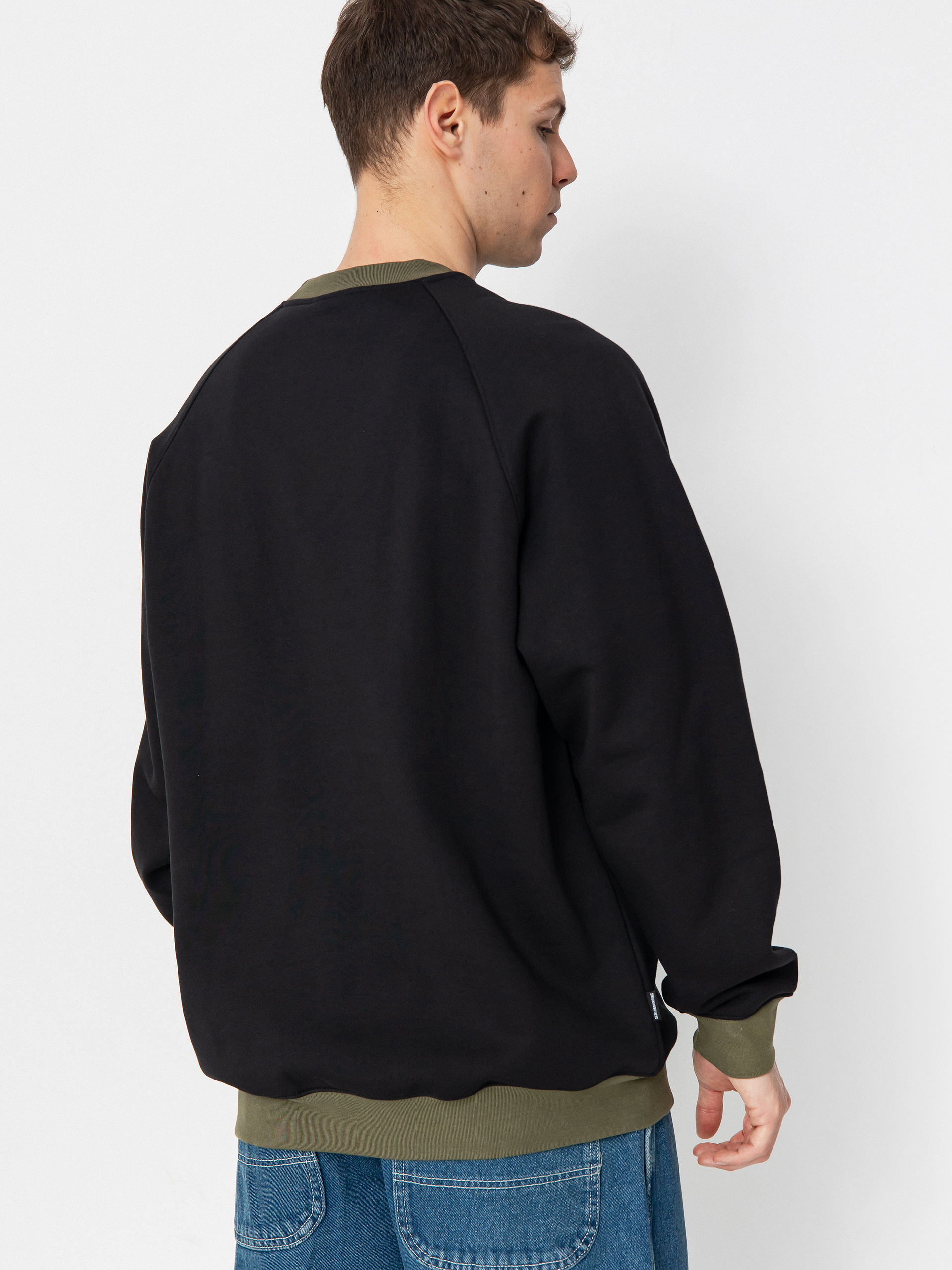 adidas Star Wheel Crew Pulóver (black/olistr)