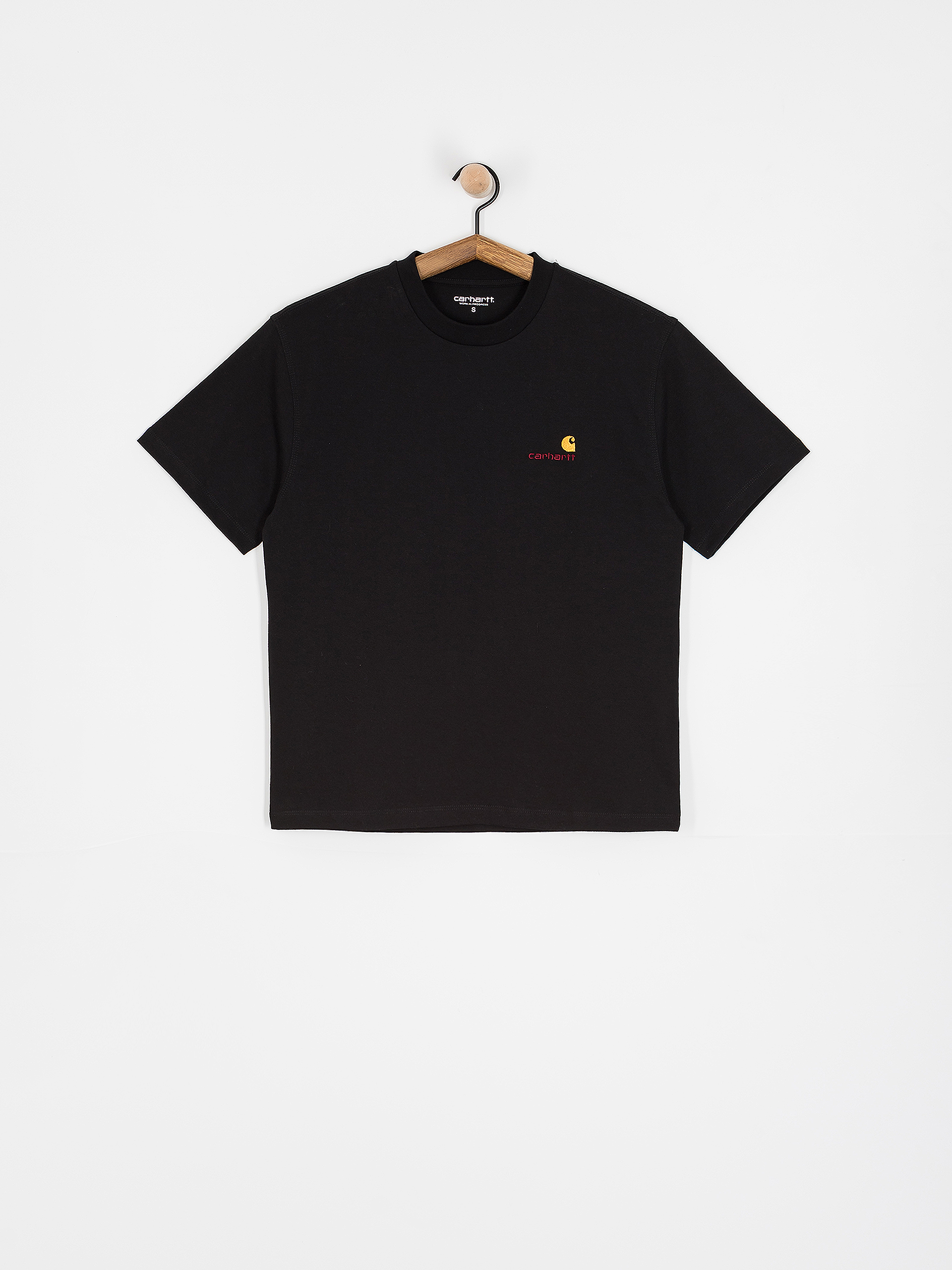 Carhartt WIP American Script Wmn Pu00f3lu00f3 (black)