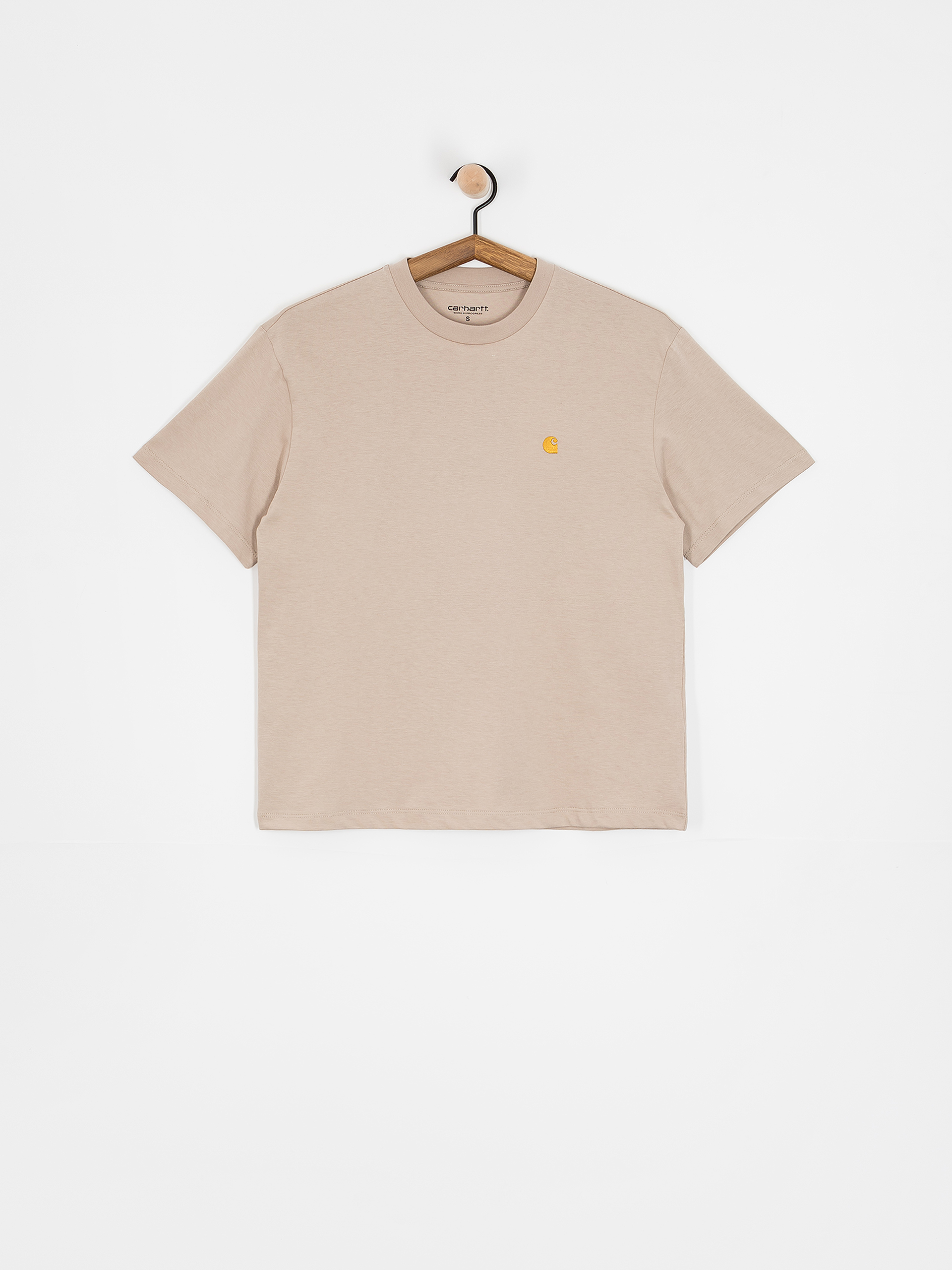 Carhartt WIP Chase Wmn Póló (dusky beige/gold)