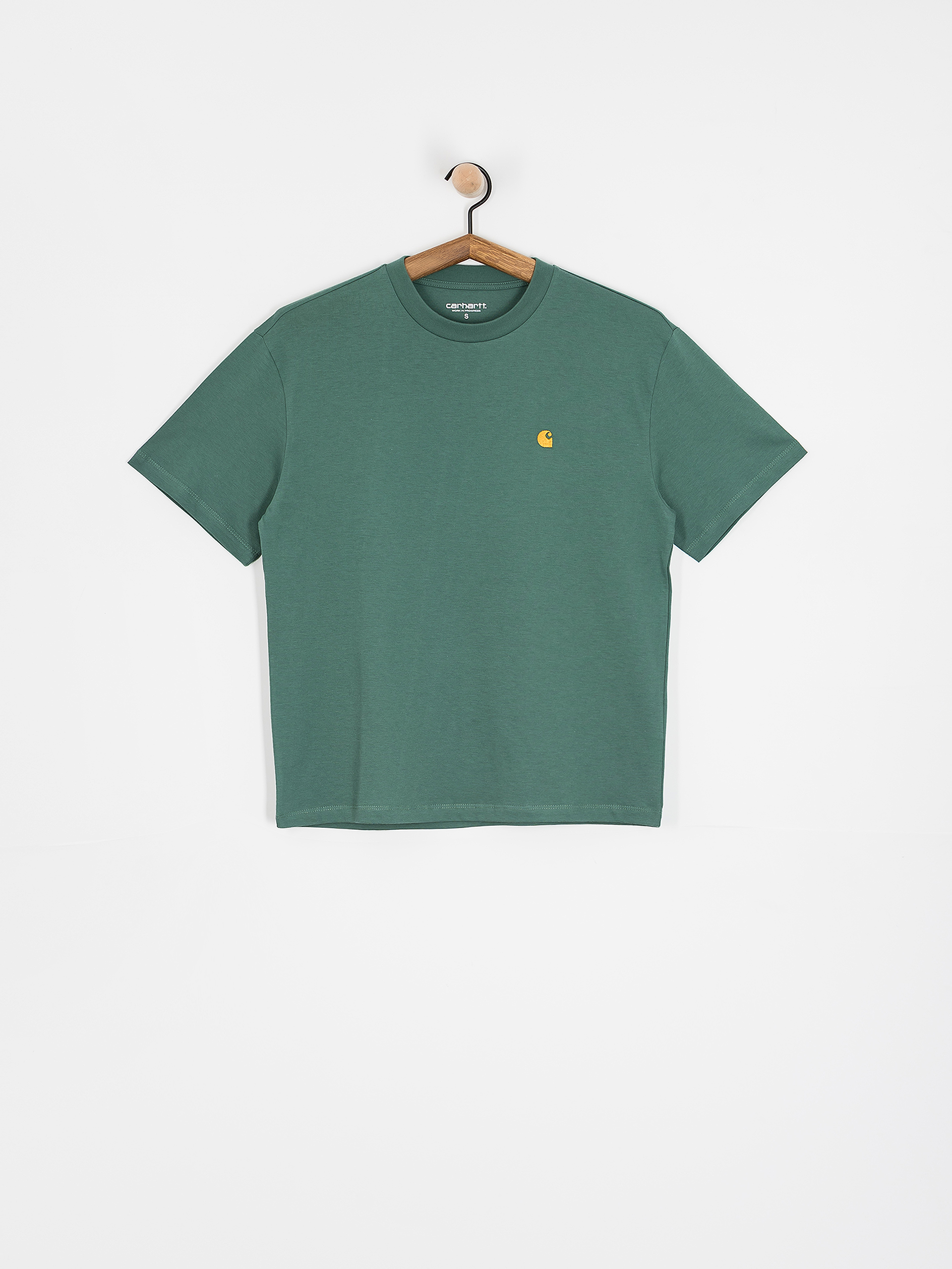 Carhartt WIP Chase Wmn Póló (silver pine/gold)