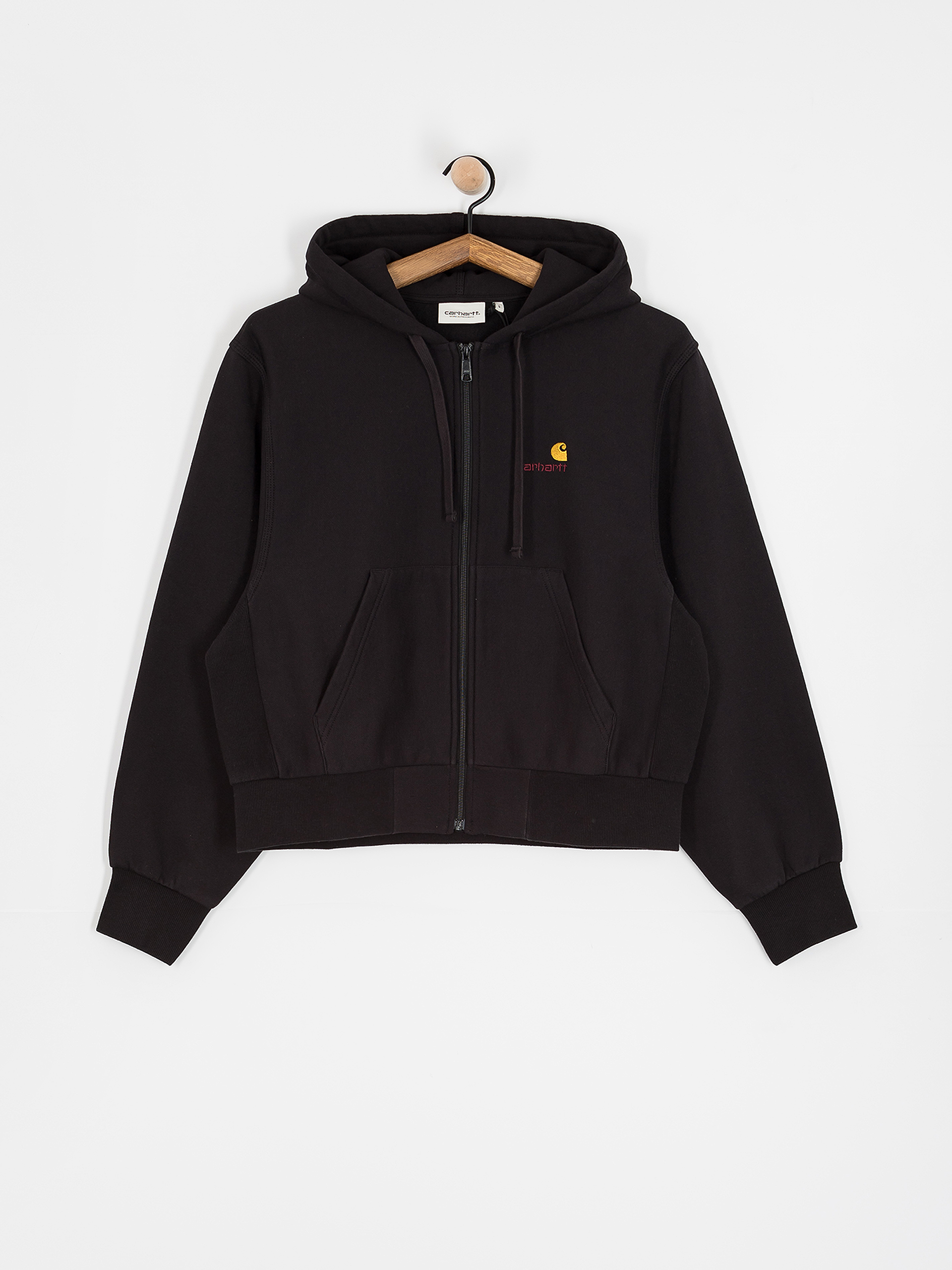 Carhartt WIP American Script ZHD Wmn Kapucnis pulóver (black)