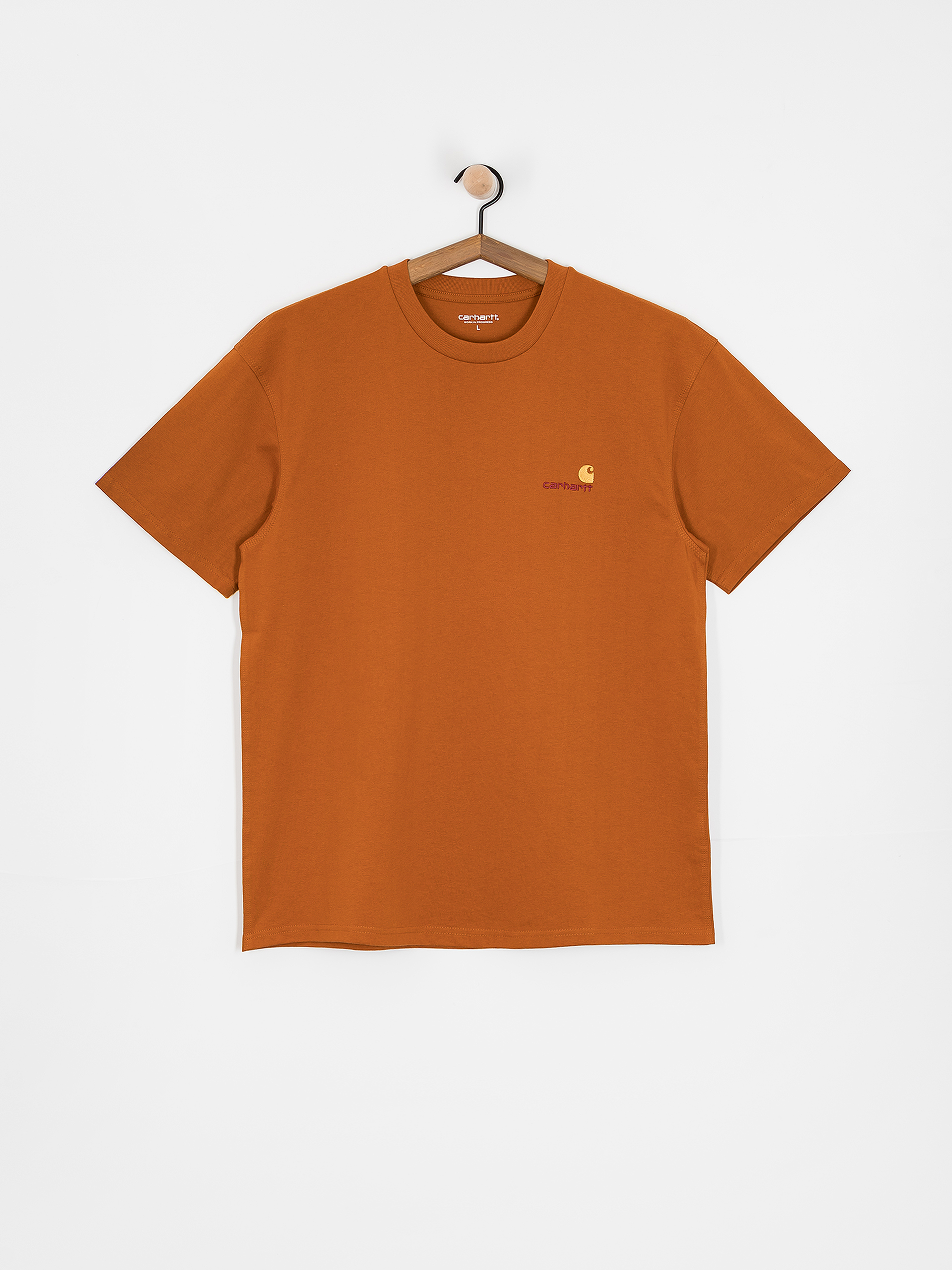 Carhartt WIP American Script Póló (sienna)