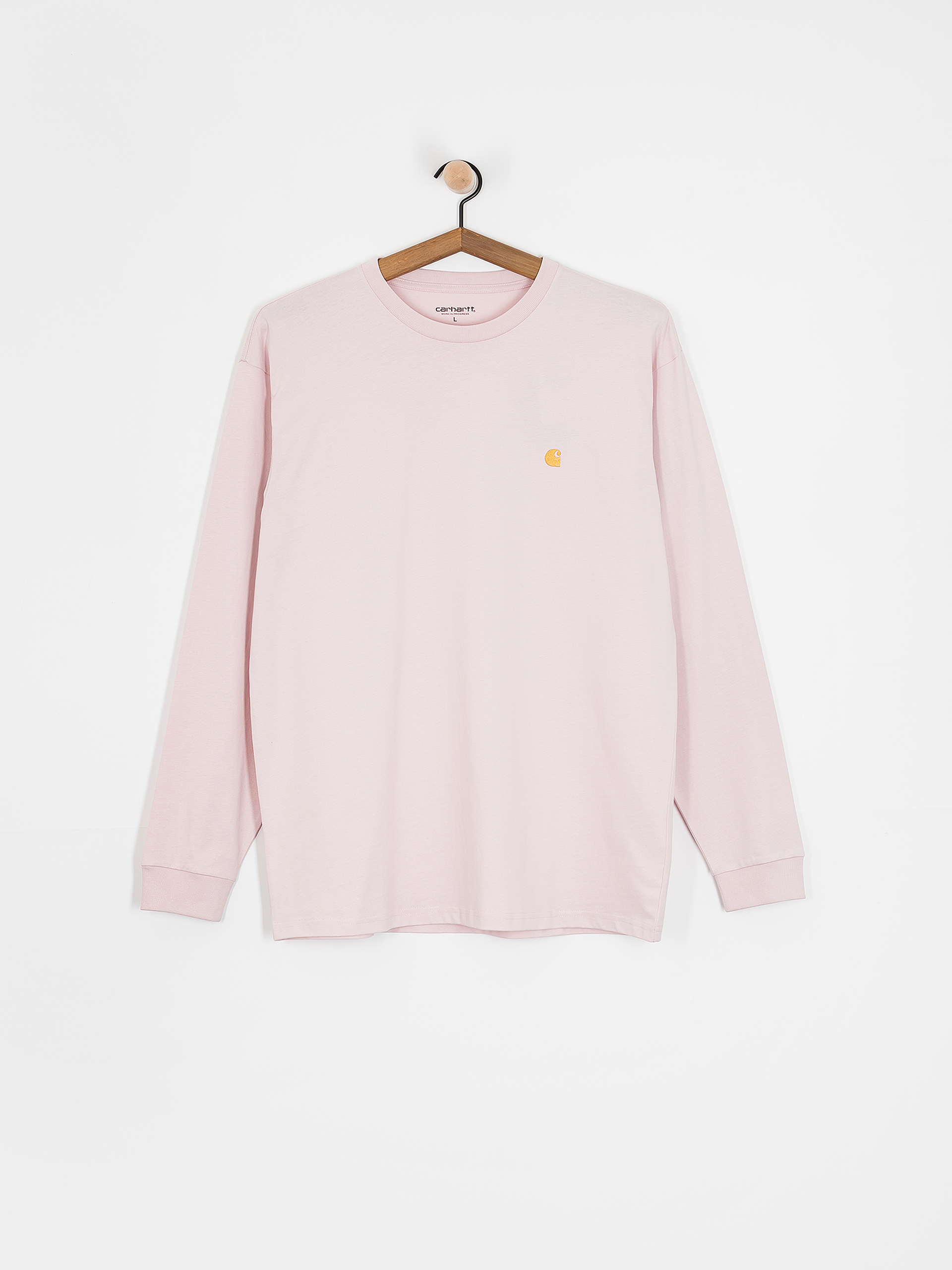 Carhartt WIP Chase Hosszú ujjú felső (air pink/gold)