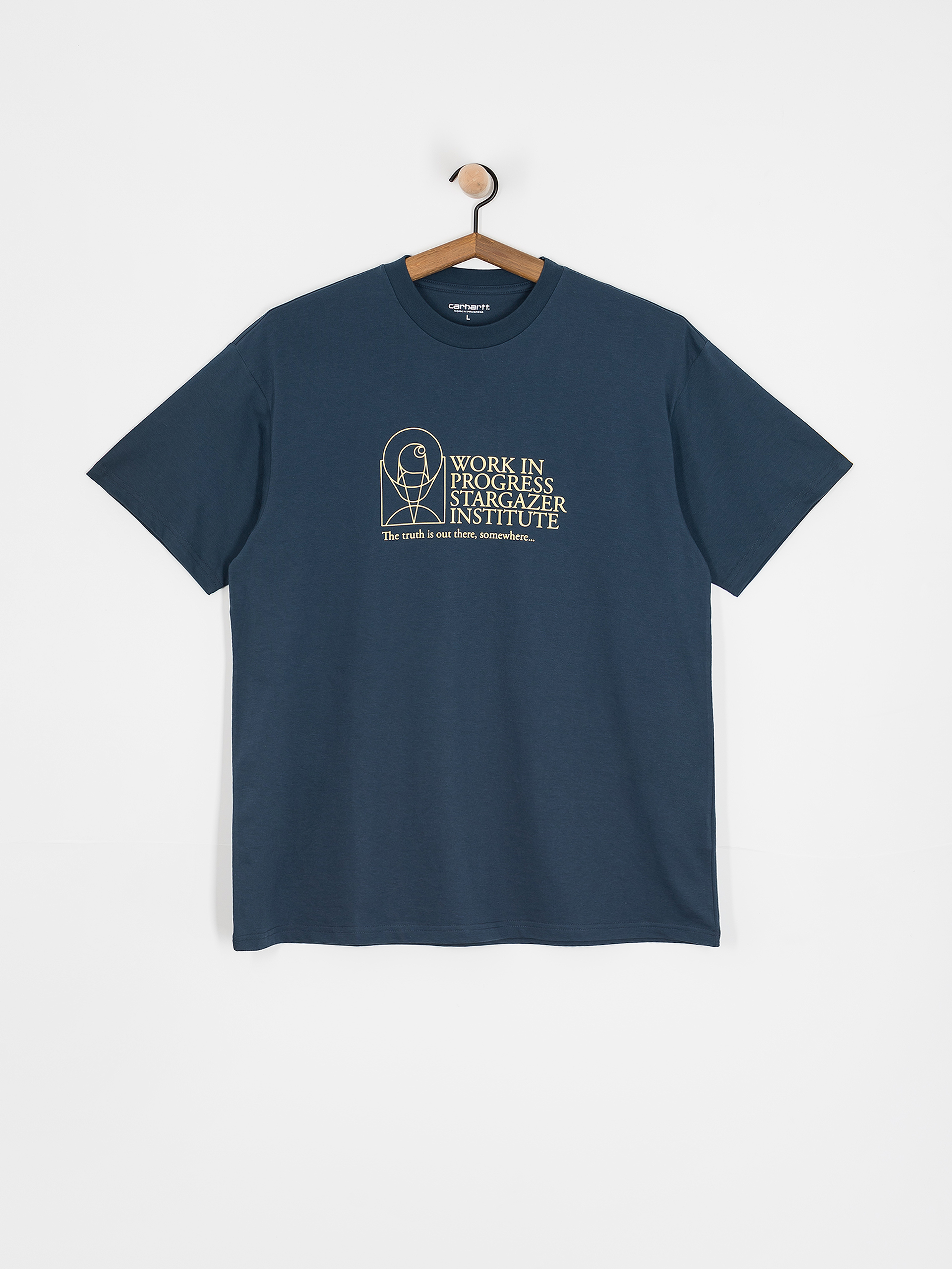 Carhartt WIP Stargazer Póló (dusky blue/yellow)