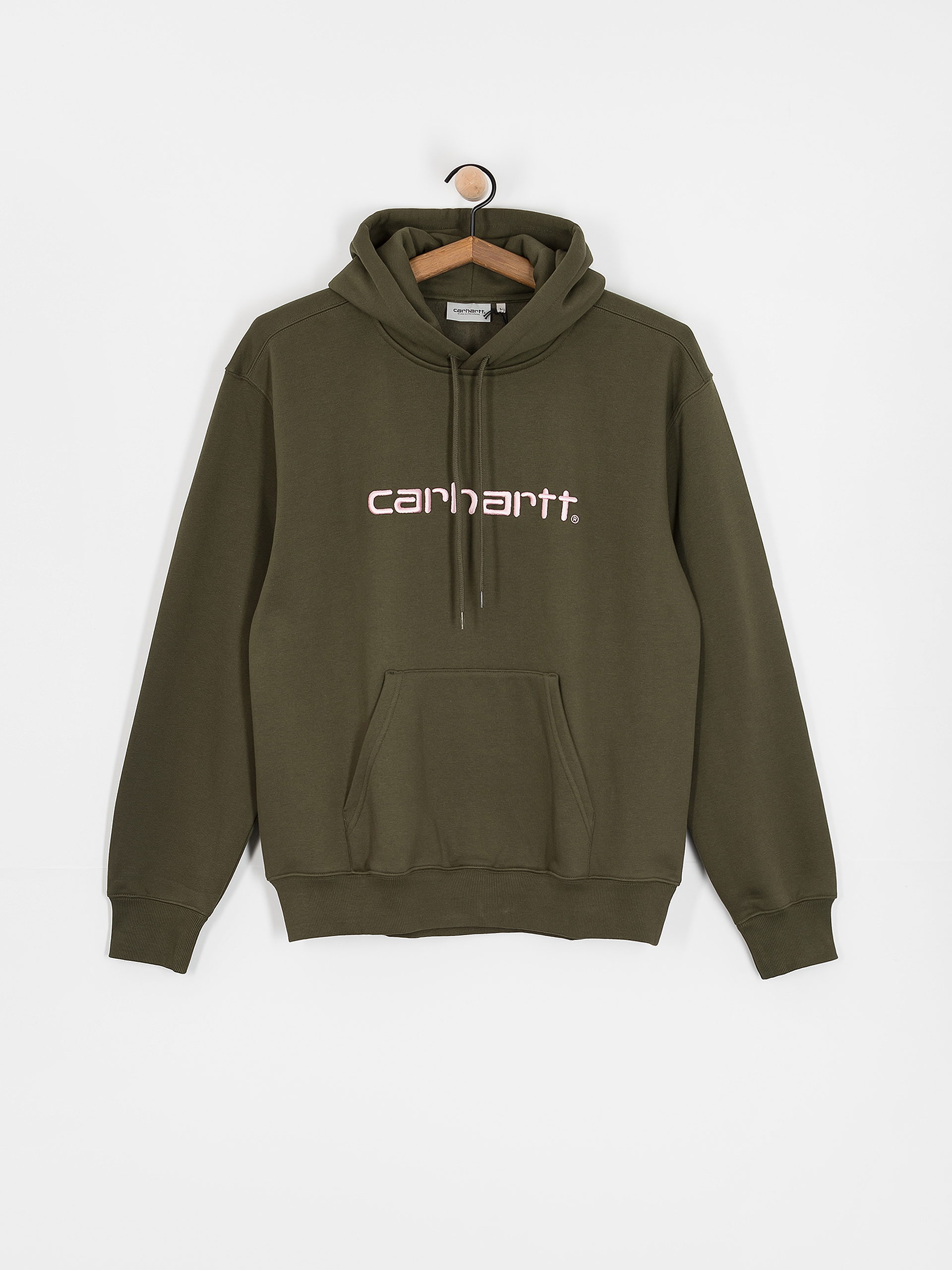 Carhartt WIP Carhartt HD Kapucnis pulóver (turtle/air pink)