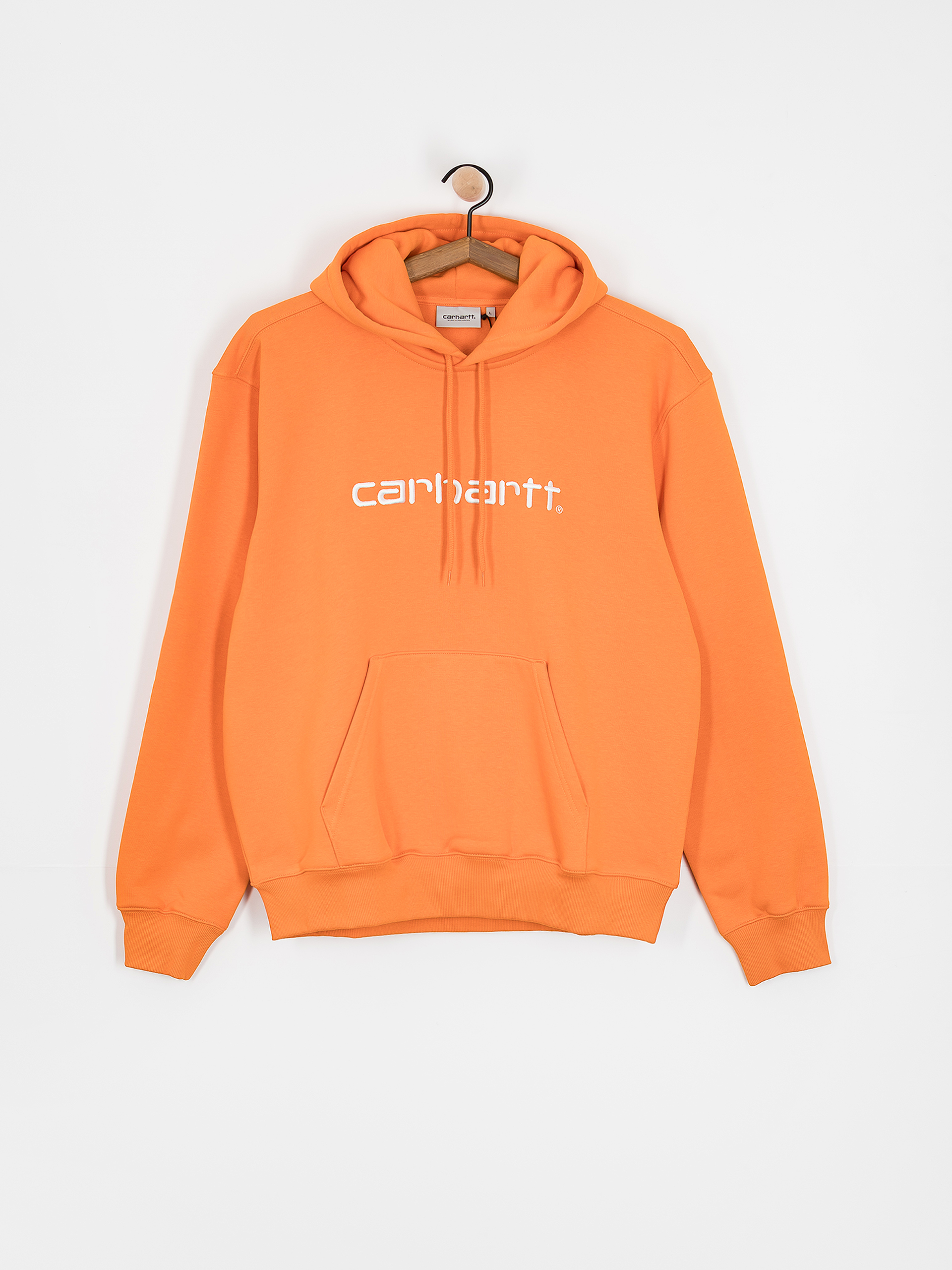 Carhartt WIP Carhartt HD Kapucnis pulóver (pumpkin/white)