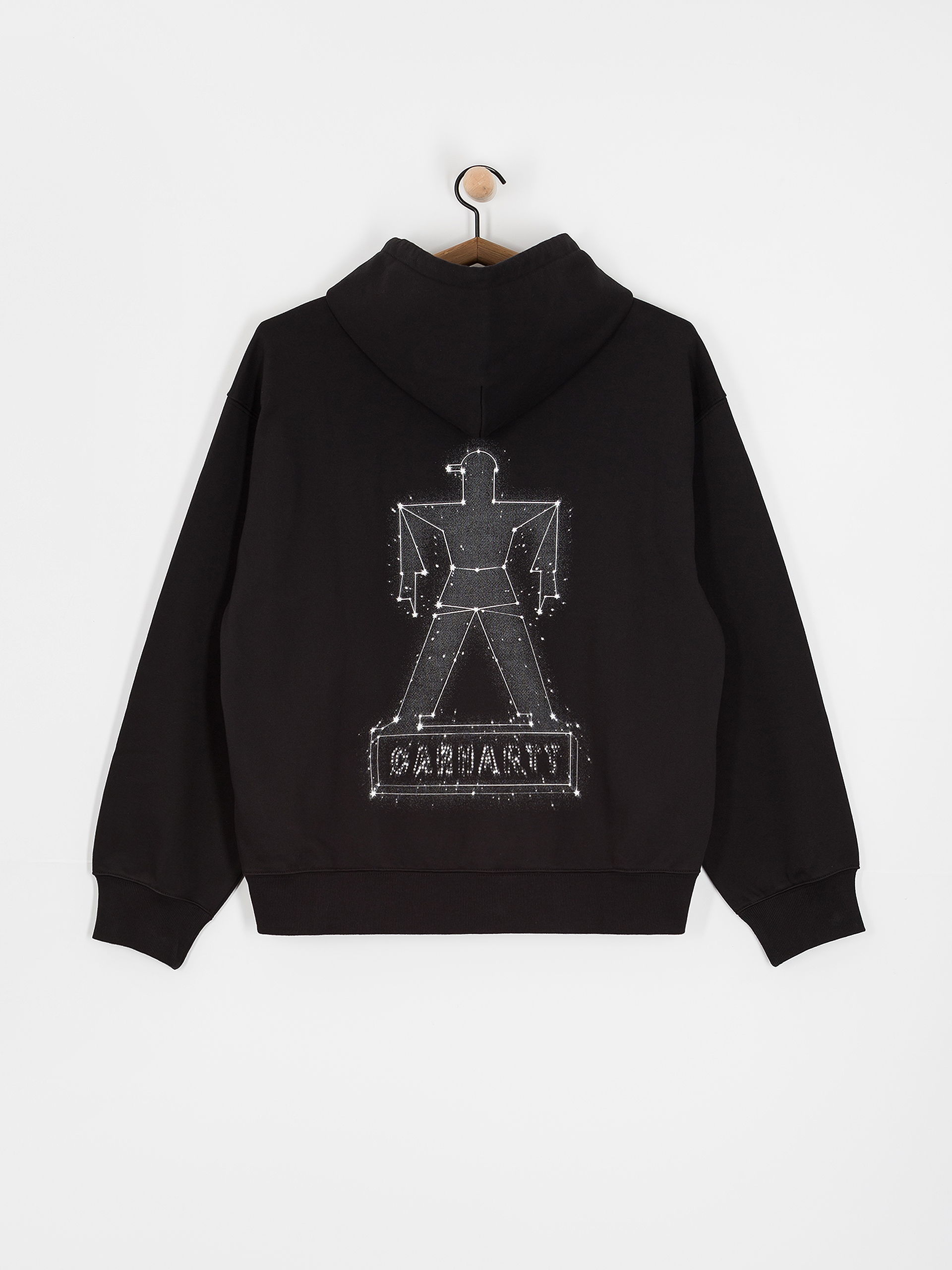 Carhartt WIP Stargazer HD Kapucnis pulóver (black/white)