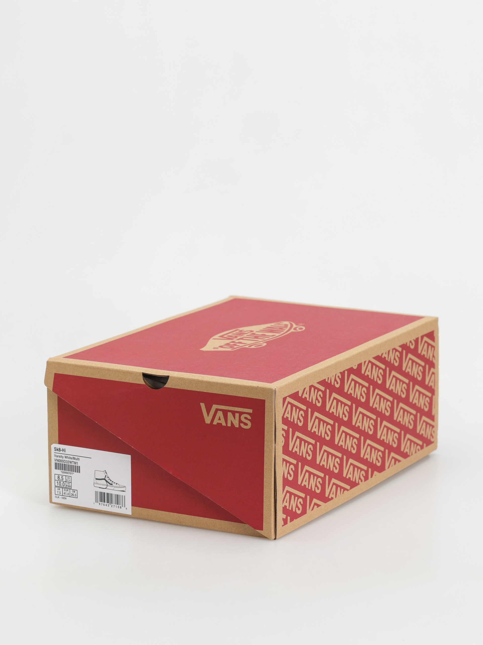 Vans Sk8 Hi Cipők (varsity white/multi)