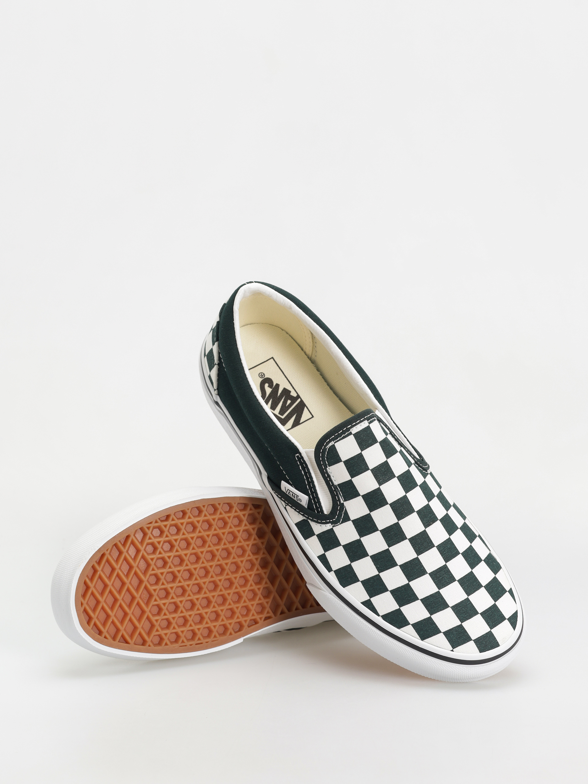 Vans Classic Slip On Cipők (color theory checkerboard scarab)