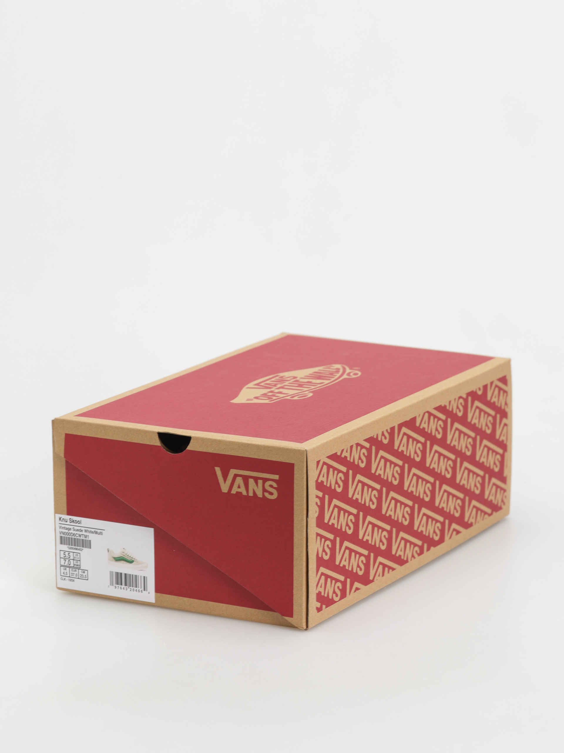 Vans Knu Skool Cipők (vintage suede white/multi)