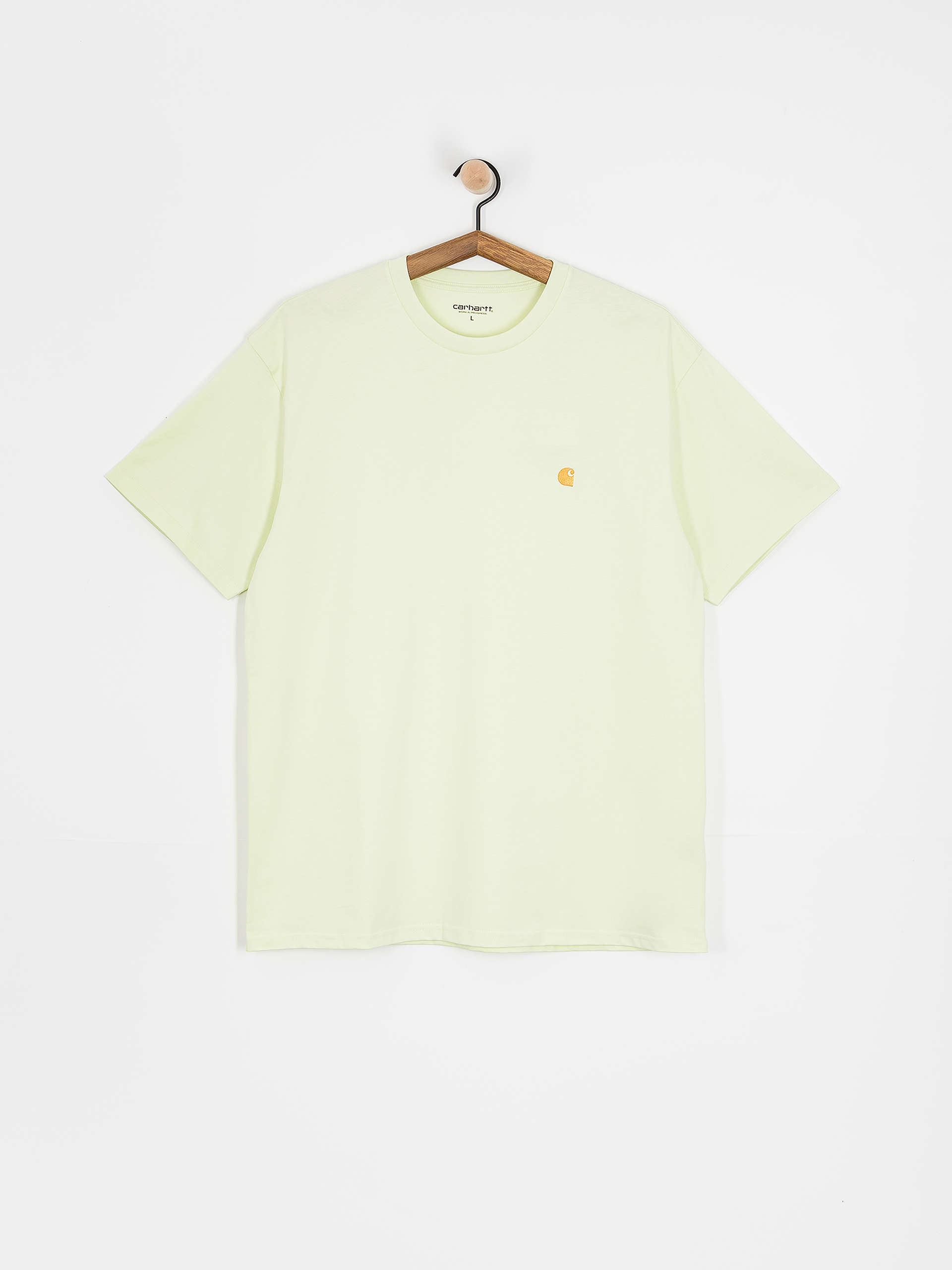 Carhartt WIP Chase Póló (air green/gold)