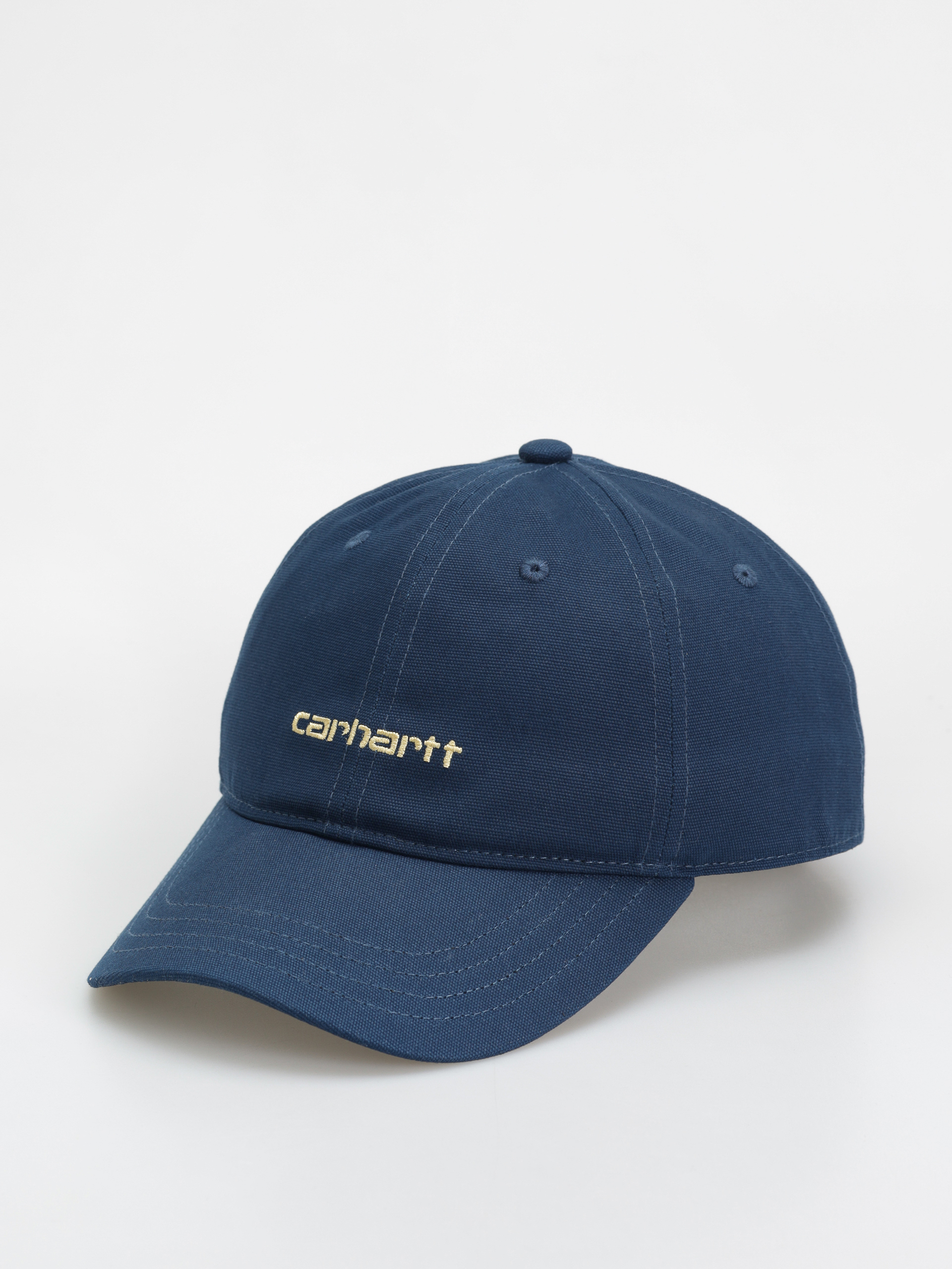 Carhartt WIP Canvas Script Baseball sapka (ink/air yellow)