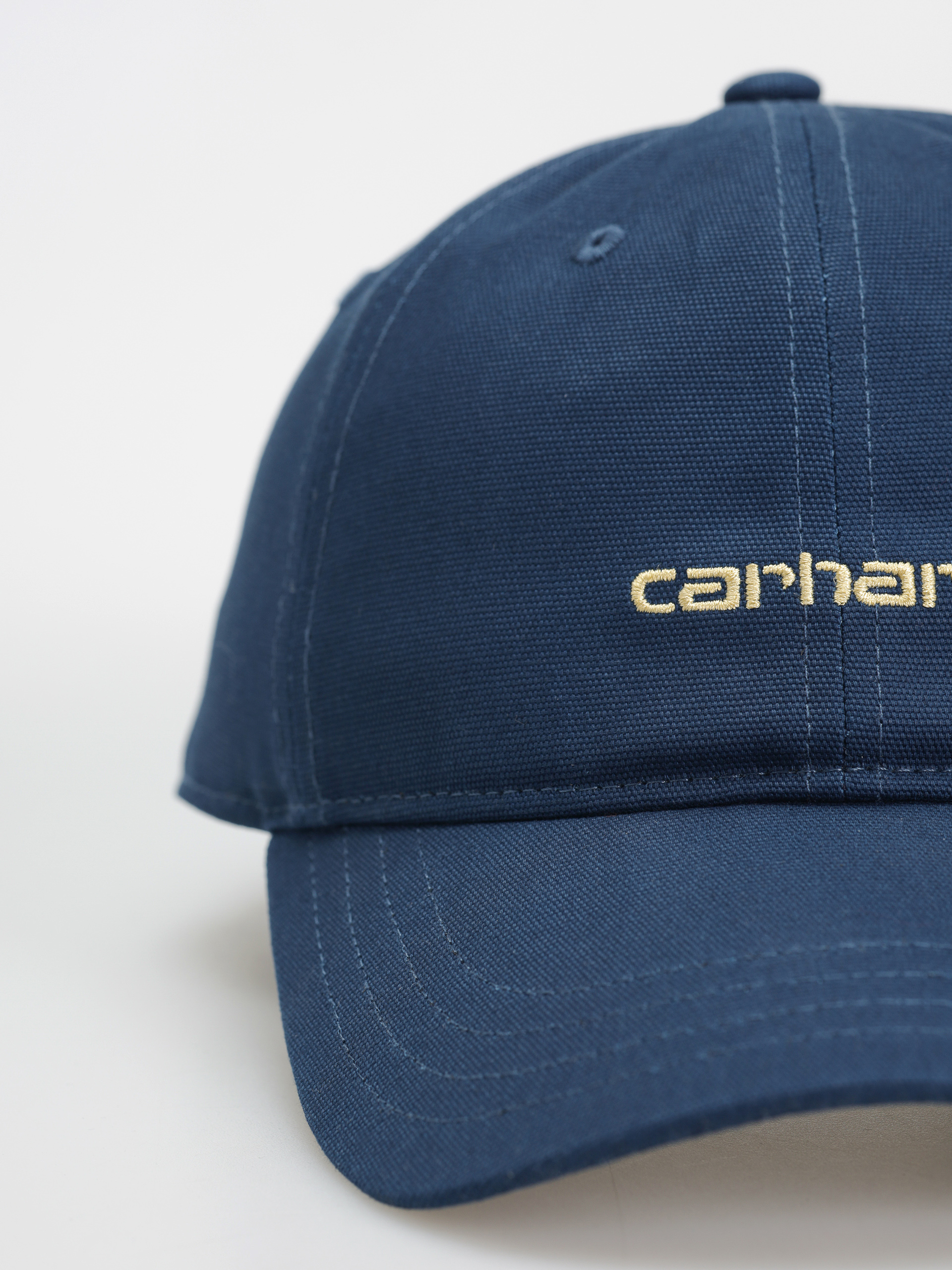 Carhartt WIP Canvas Script Baseball sapka (ink/air yellow)