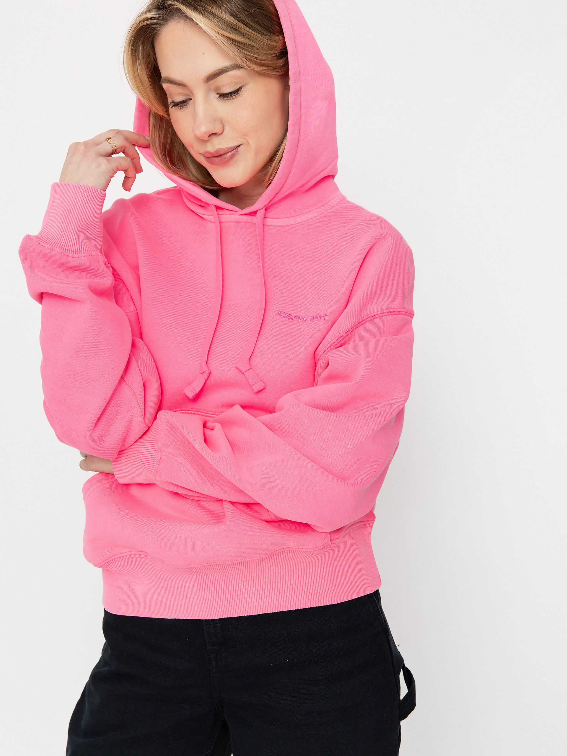 Carhartt WIP Lumo HD Wmn Kapucnis pulóver (lumo pink)