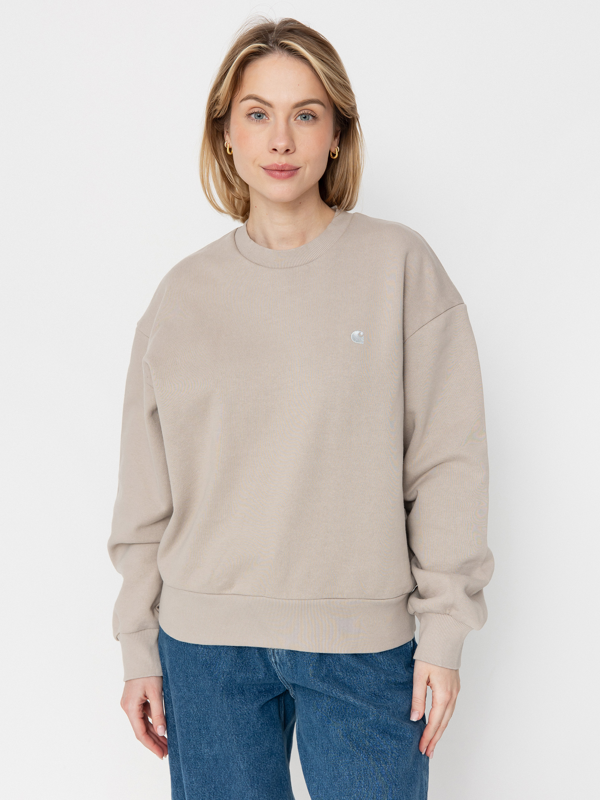 Carhartt WIP Casey Wmn Pulóver (dusky beige/silver)