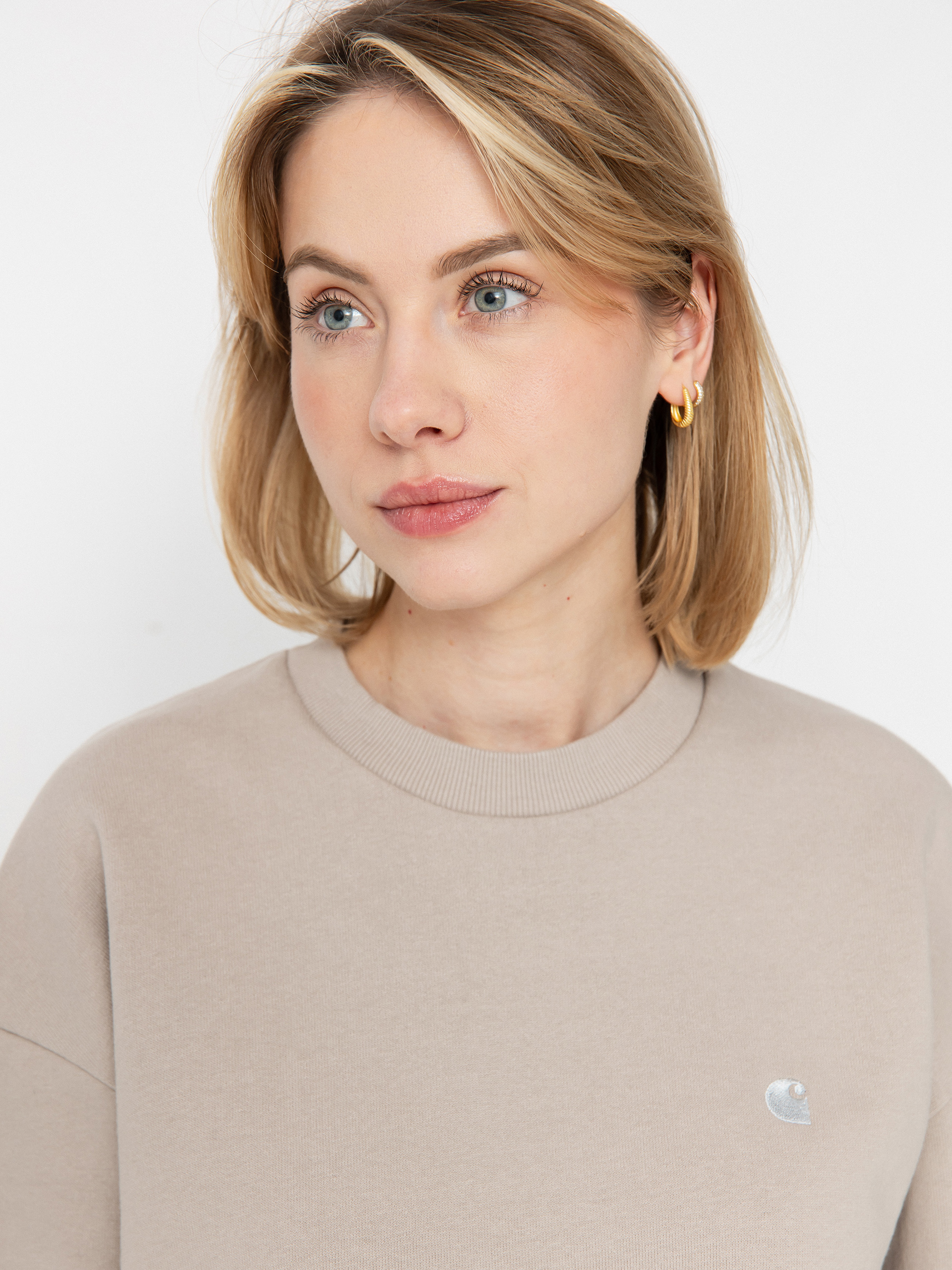 Carhartt WIP Casey Wmn Pulóver (dusky beige/silver)