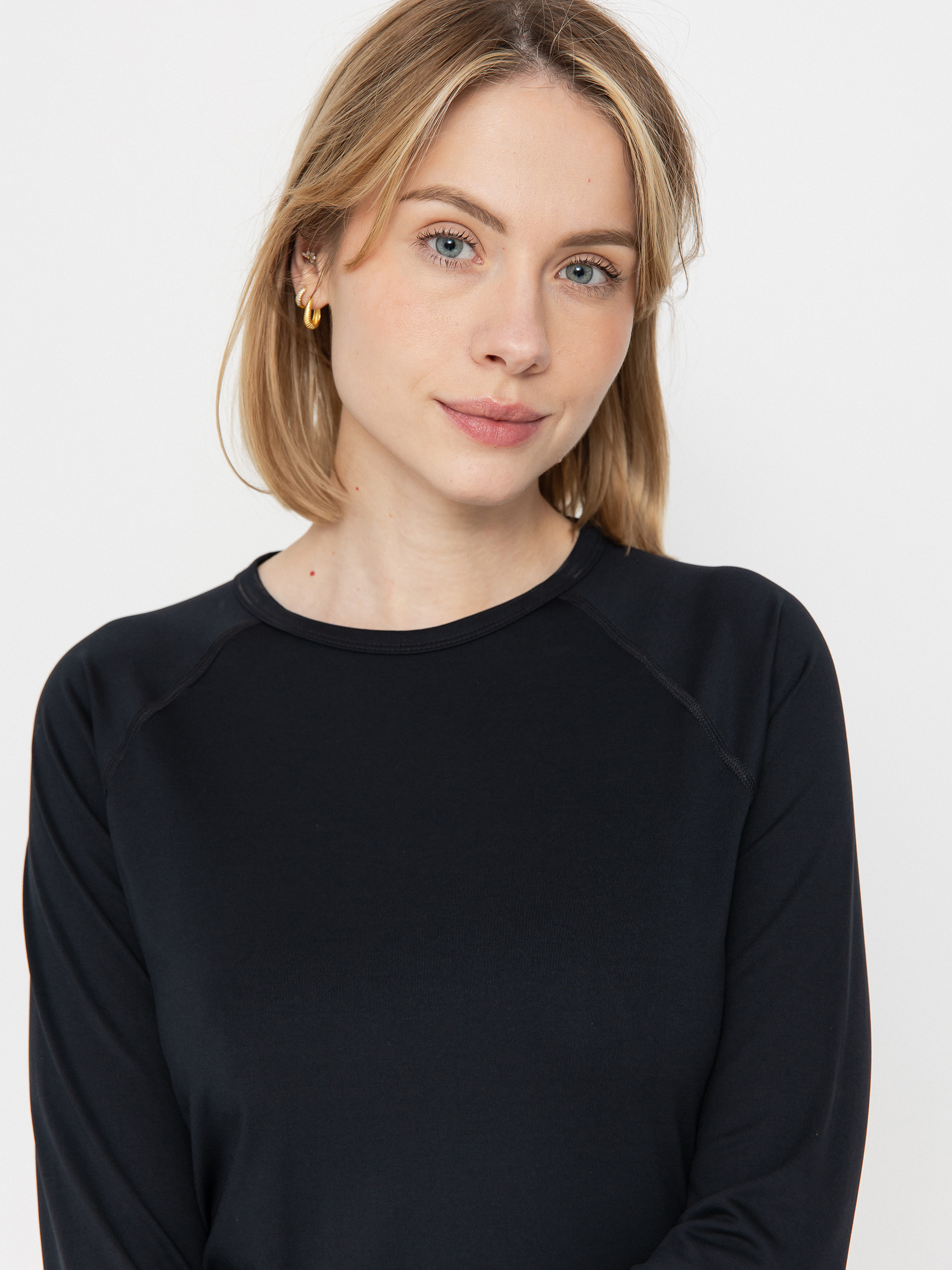 Női Hosszú ujjú felső Burton Lightweight X Crew (true black)