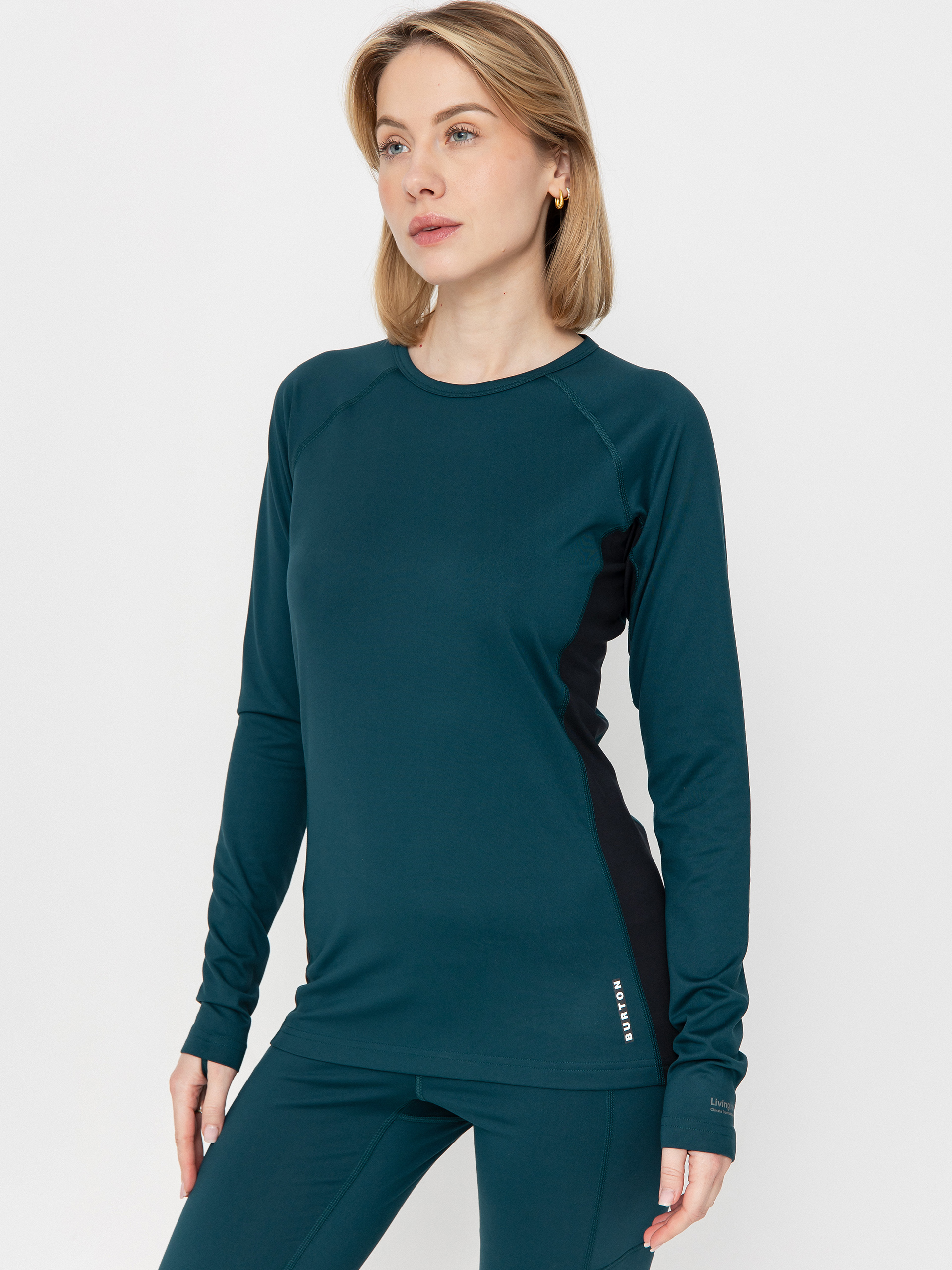 Burton Midweight X Crew Wmn Hosszu00fa ujju00fa felsu0151 (deep emerald)