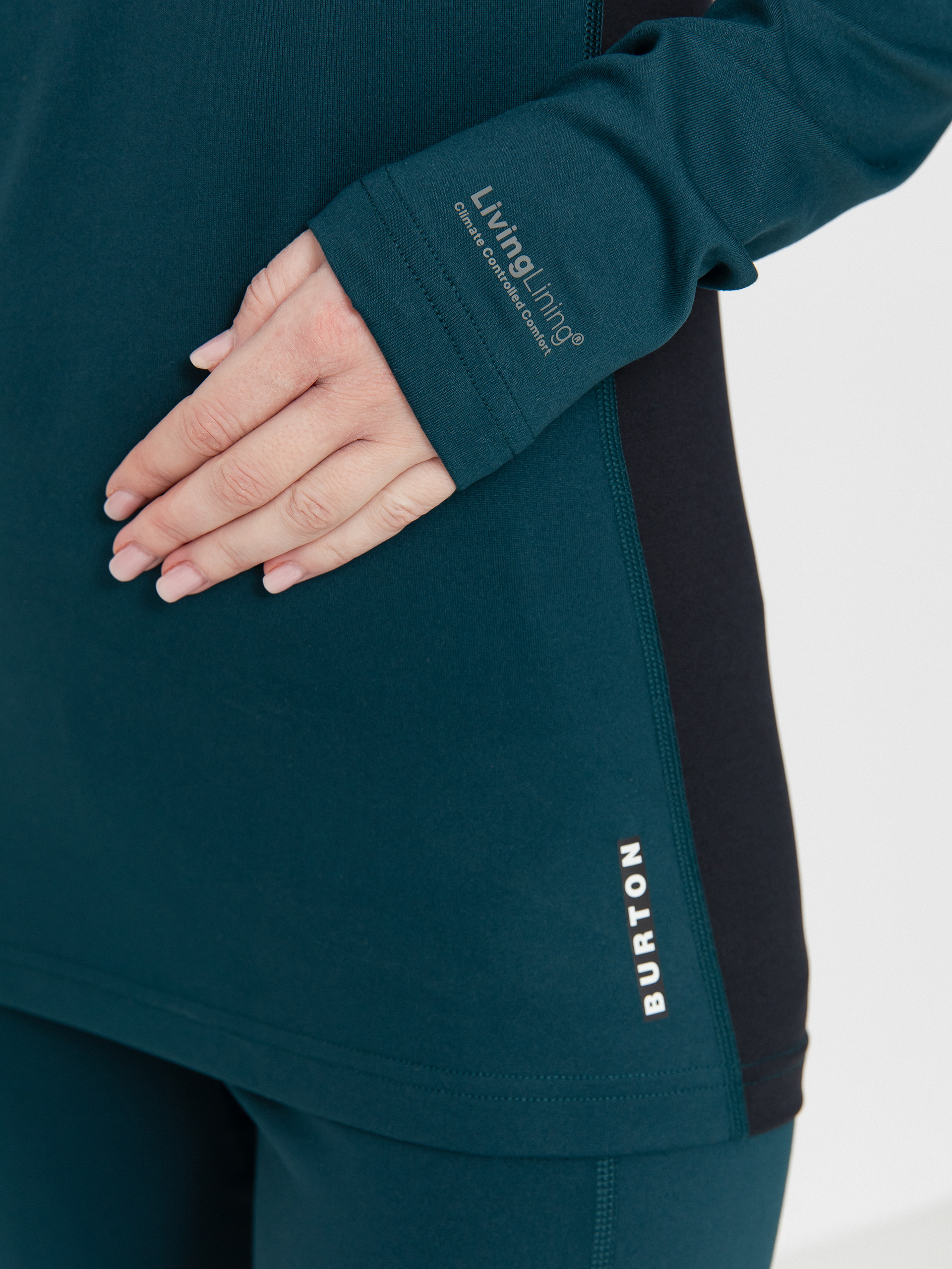 Burton Midweight X Crew Wmn Hosszú ujjú felső (deep emerald)