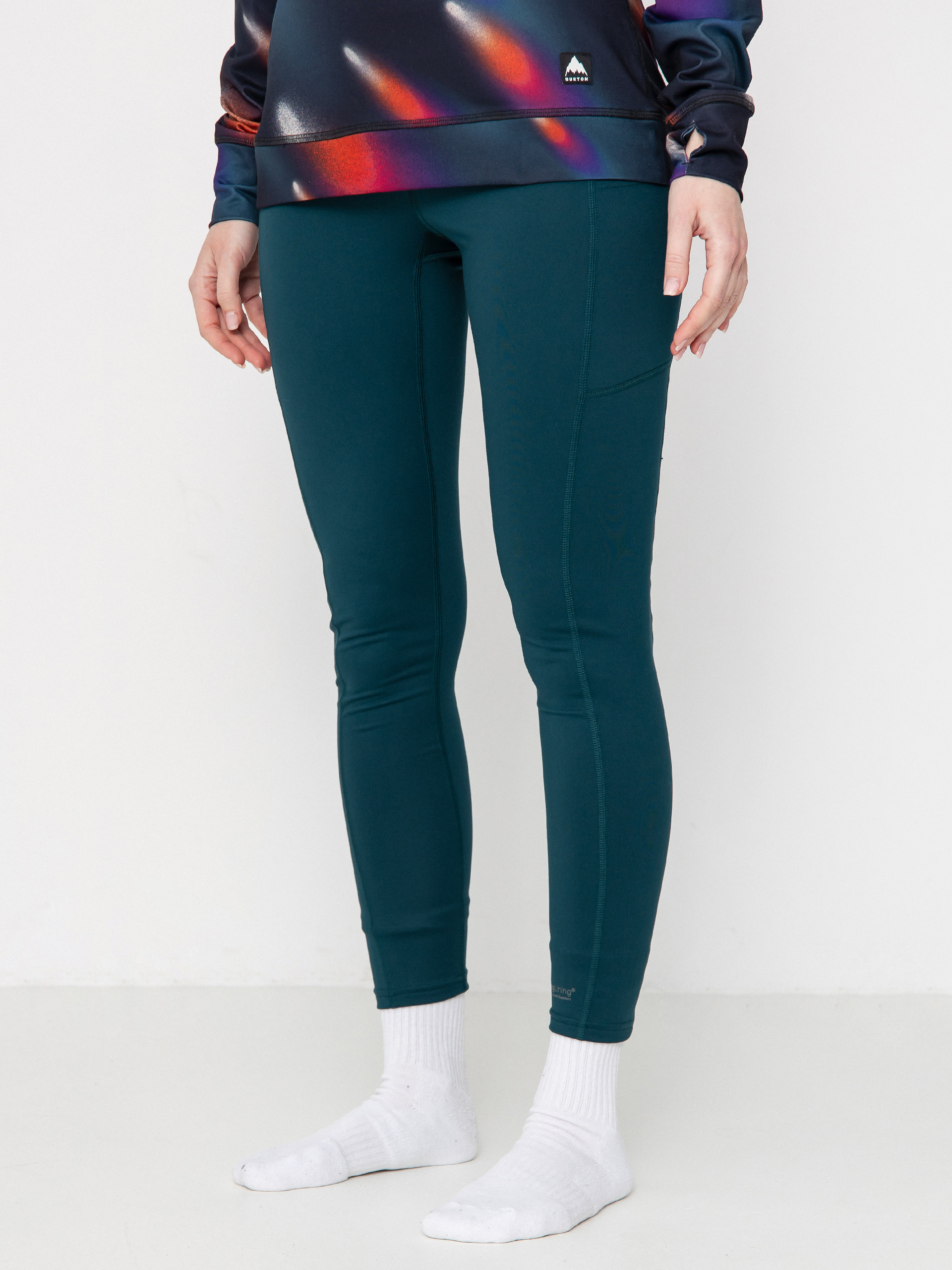 Női Burton Midweight X Thermo leggings (deep emerald)