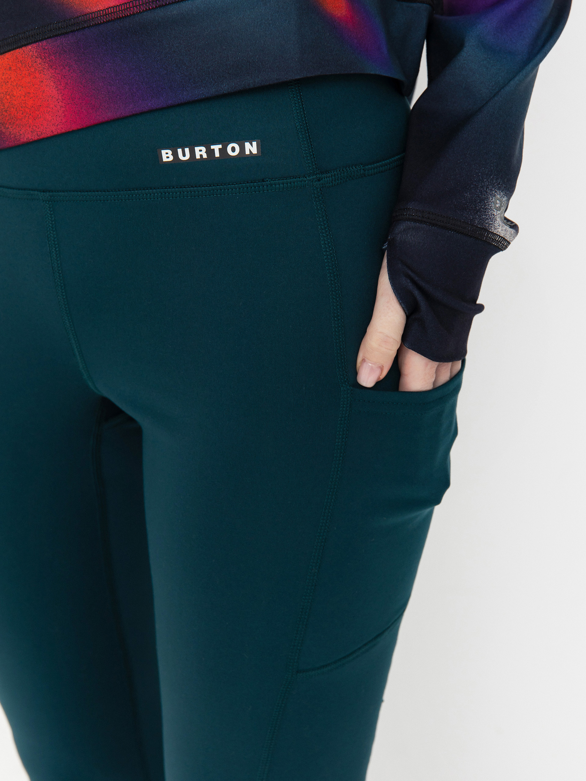 Női Burton Midweight X Thermo leggings (deep emerald)
