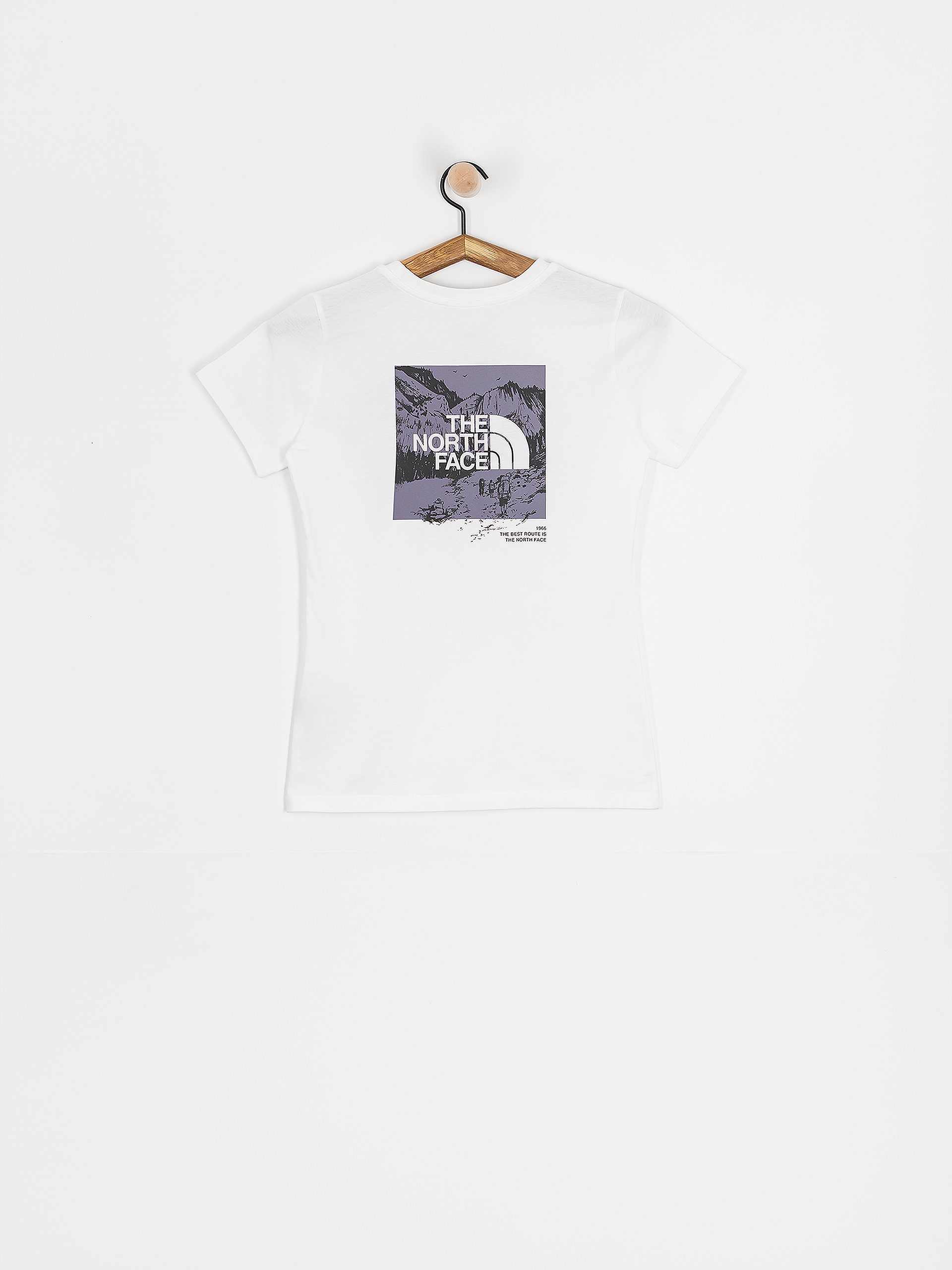 The North Face Graphic Half Dome Wmn Póló (tnf white/lunar slate)