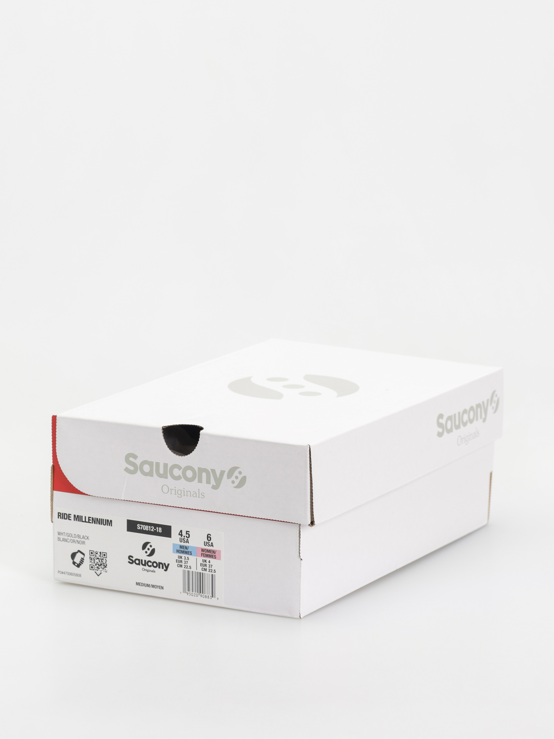 Saucony Ride Millennium Cipők (wht/gold/black)