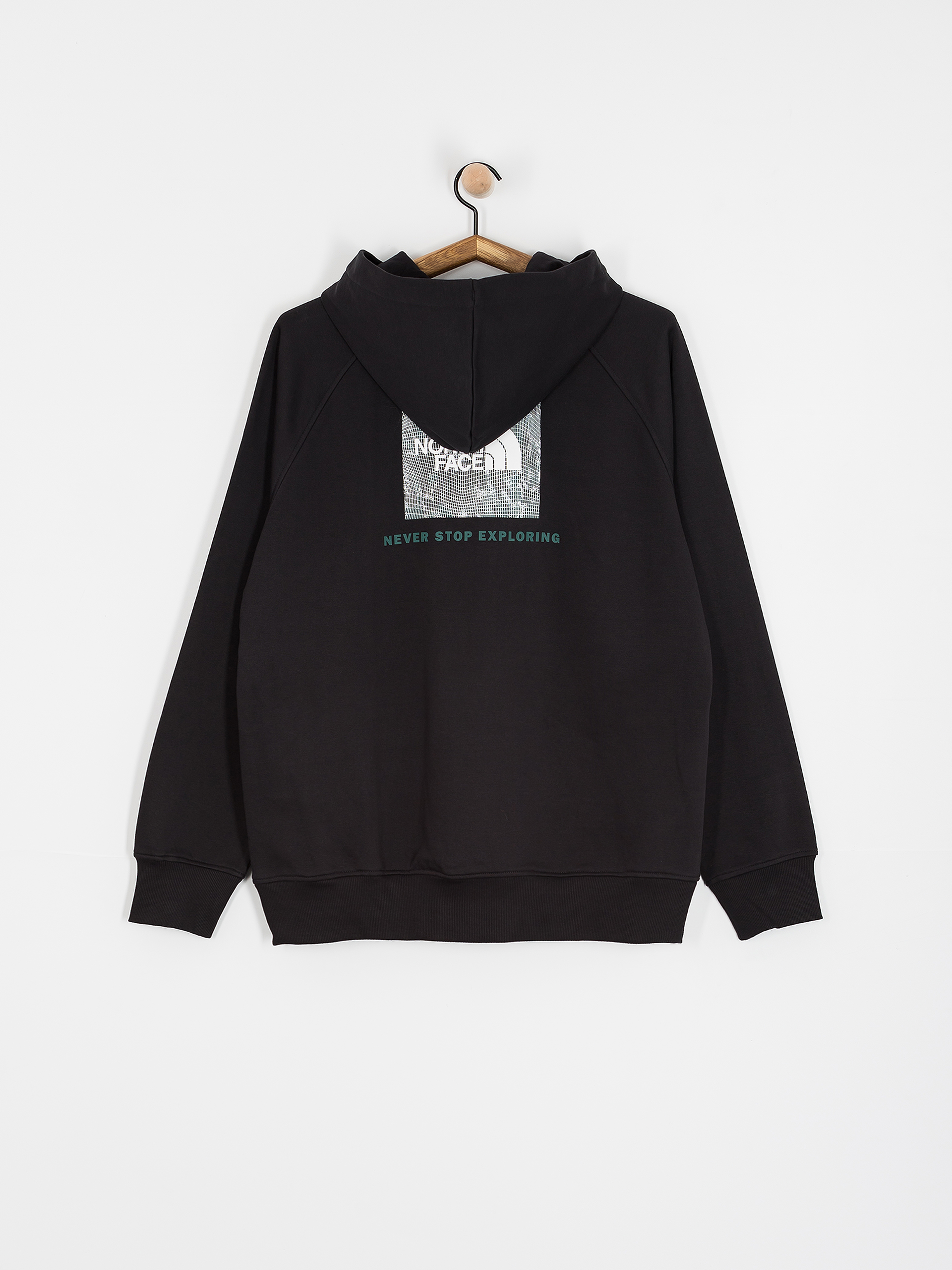 The North Face Raglan Box Nse Tailgrid Infill HD Kapucnis pulóver (tnf black/deep nori tra)