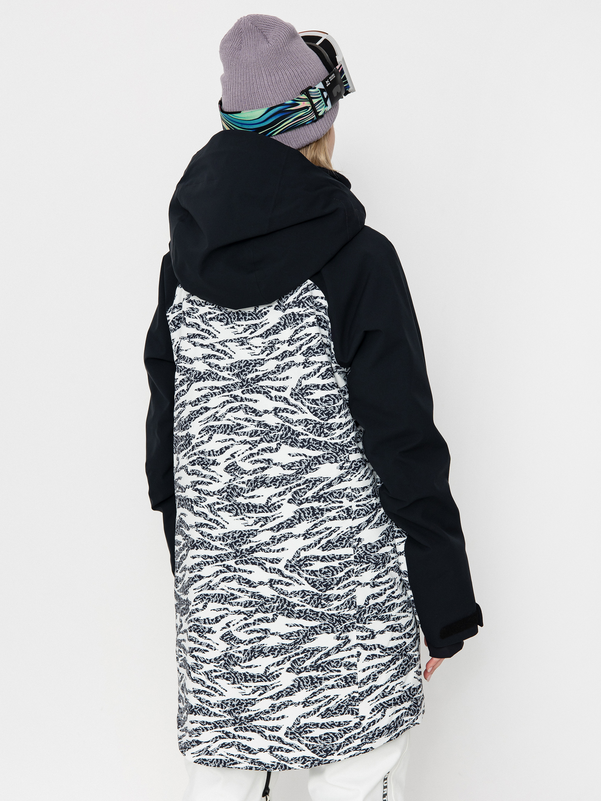 Női Burton Prowess 2.0 Snowboard dzseki (true black/zebra camo)