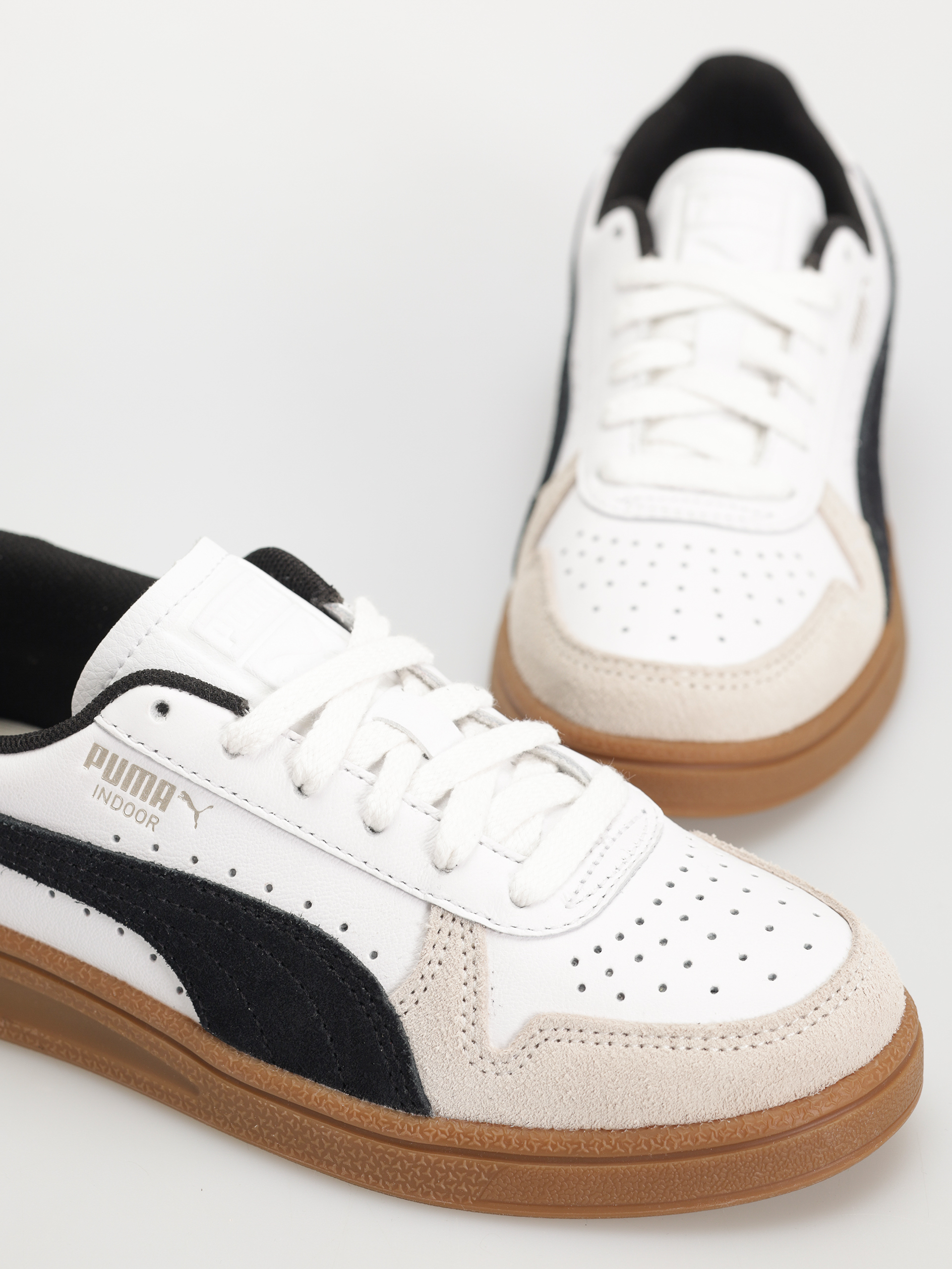 Puma Indoor Cipők (puma white puma black gum)