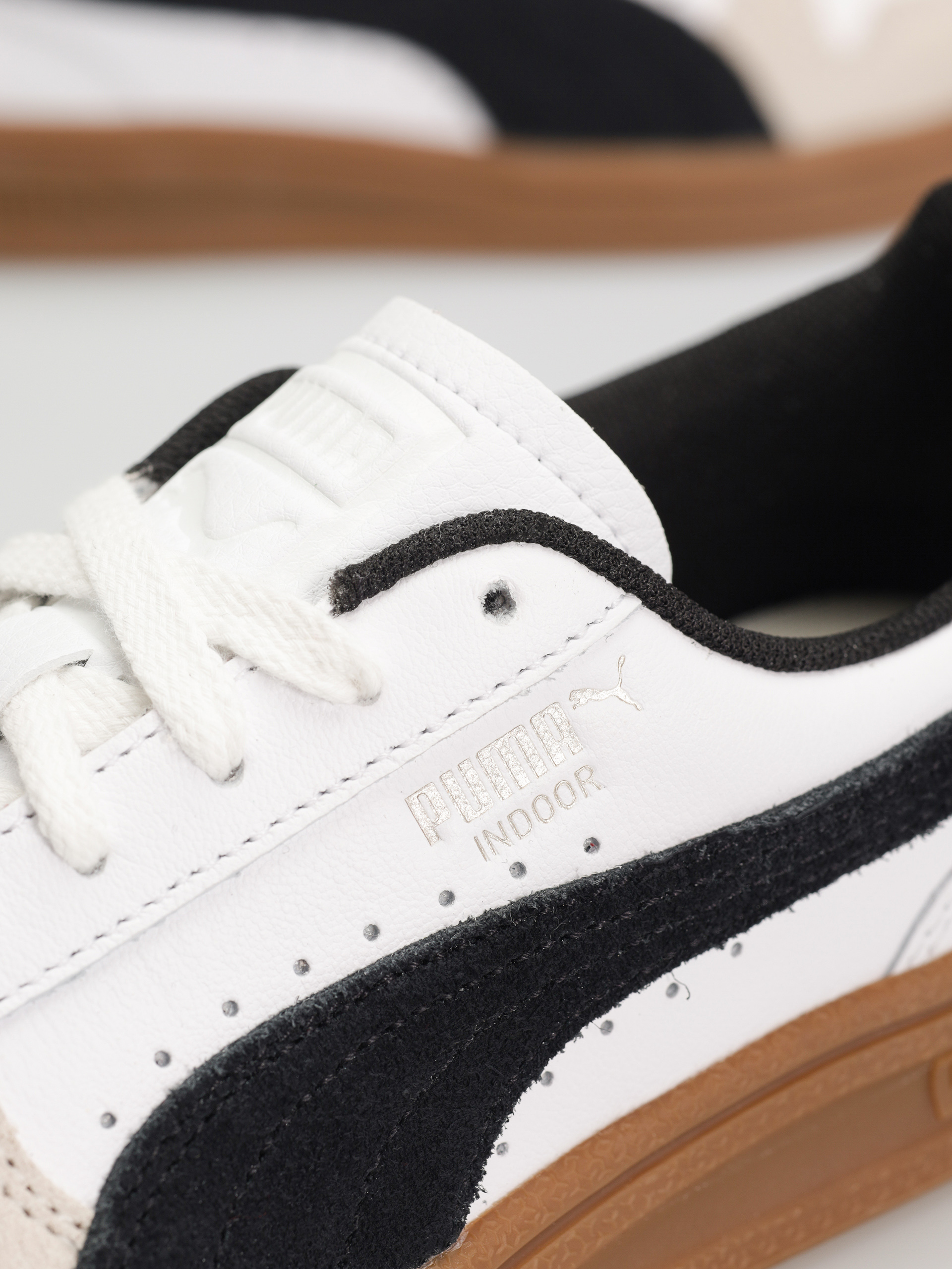 Puma Indoor Cipők (puma white puma black gum)