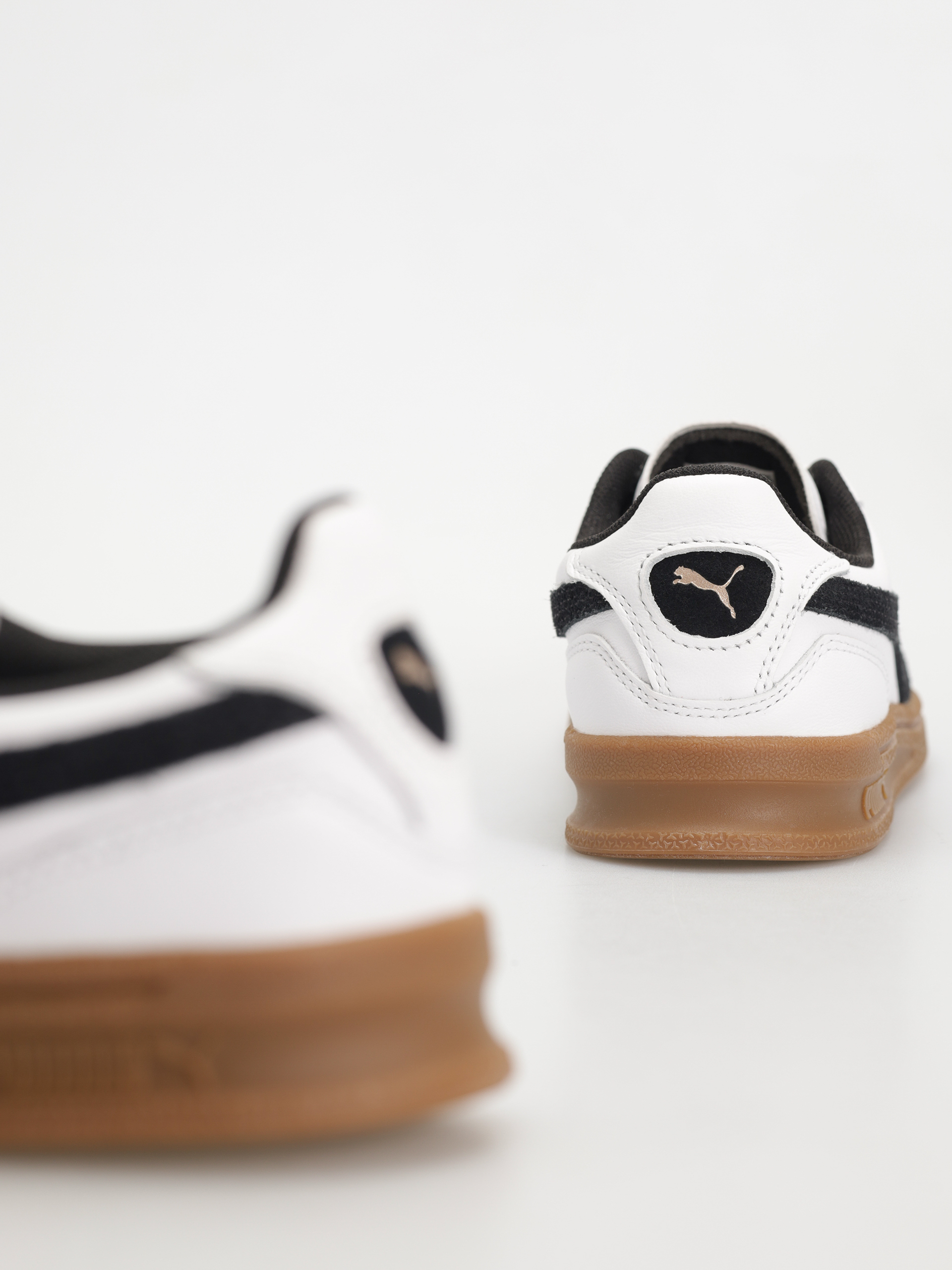 Puma Indoor Cipők (puma white puma black gum)