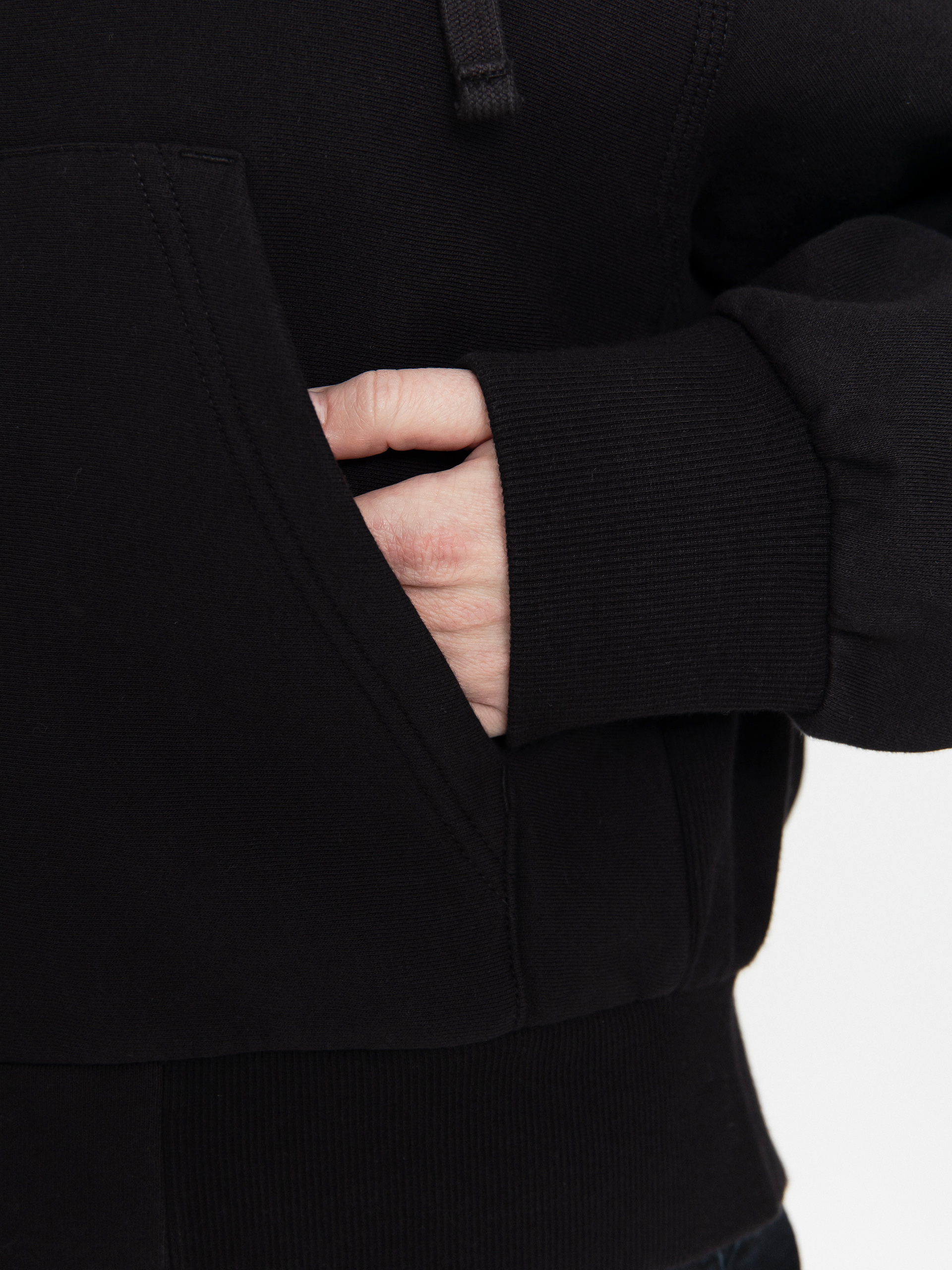 Carhartt WIP American Script ZHD Wmn Kapucnis pulóver (black)