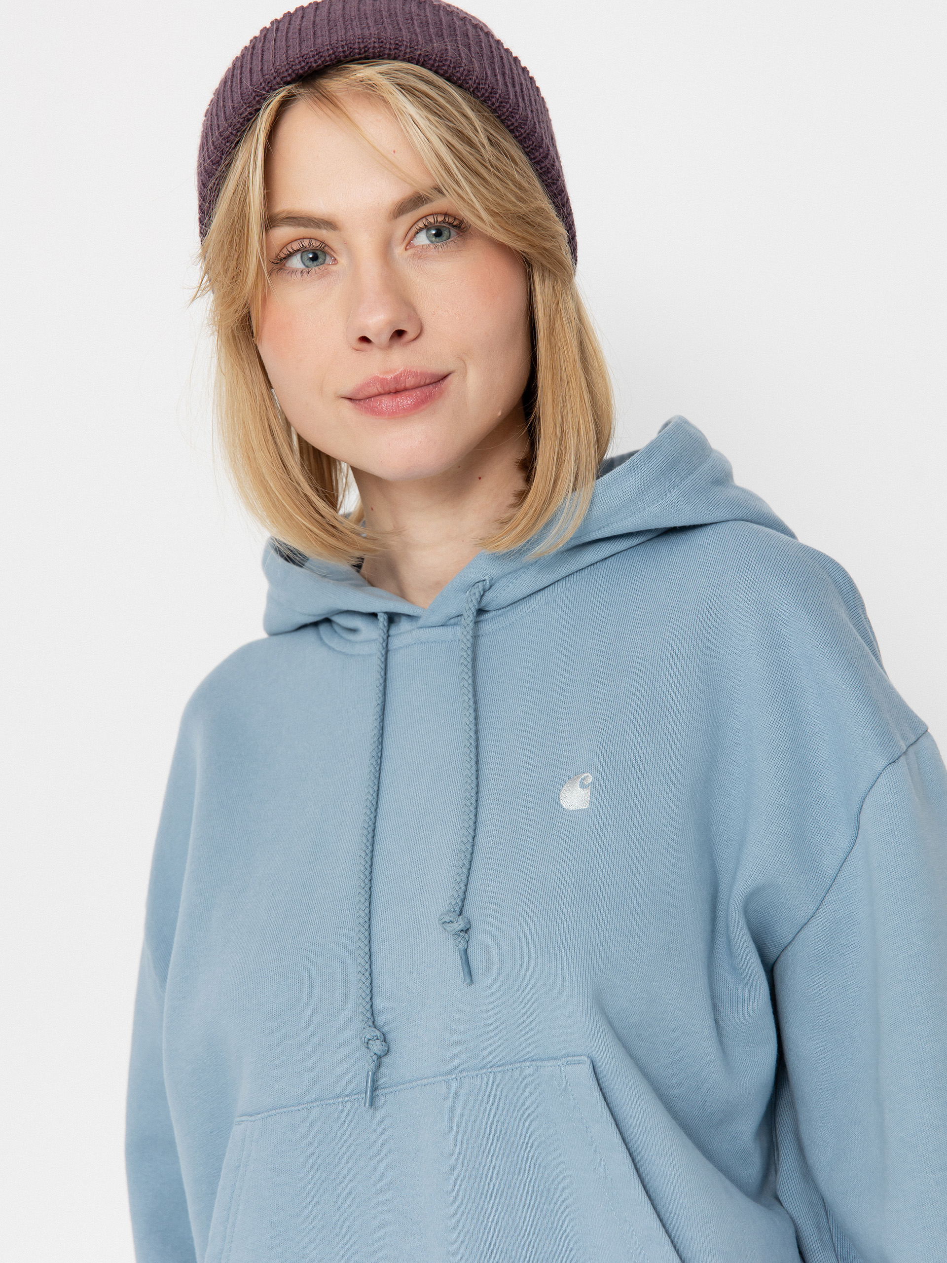 Carhartt WIP Casey HD Wmn Kapucnis pulóver (frosted blue/silver)