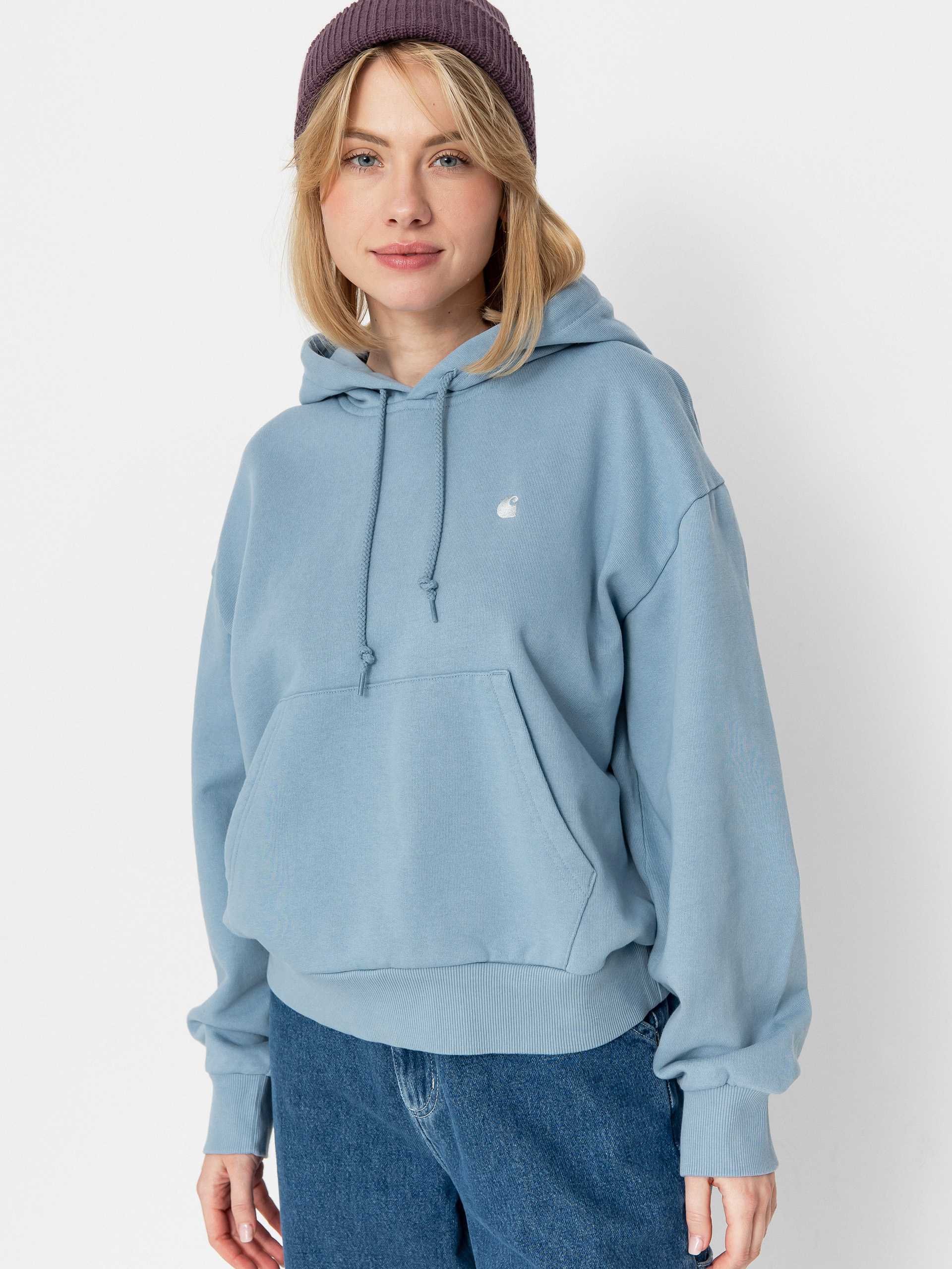 Carhartt WIP Casey HD Wmn Kapucnis pulóver (frosted blue/silver)
