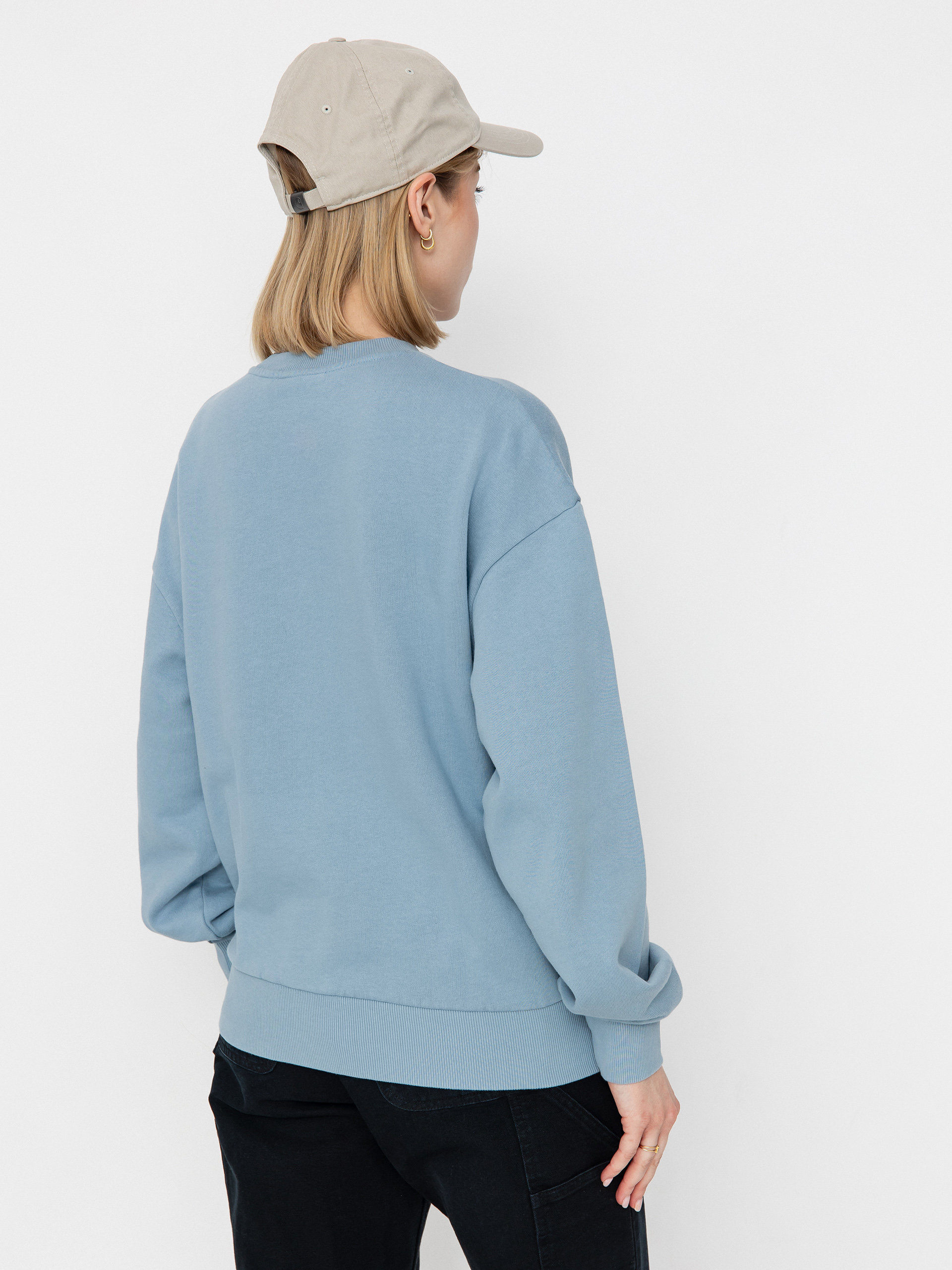 Carhartt WIP Casey Wmn Pulóver (frosted blue/silver)