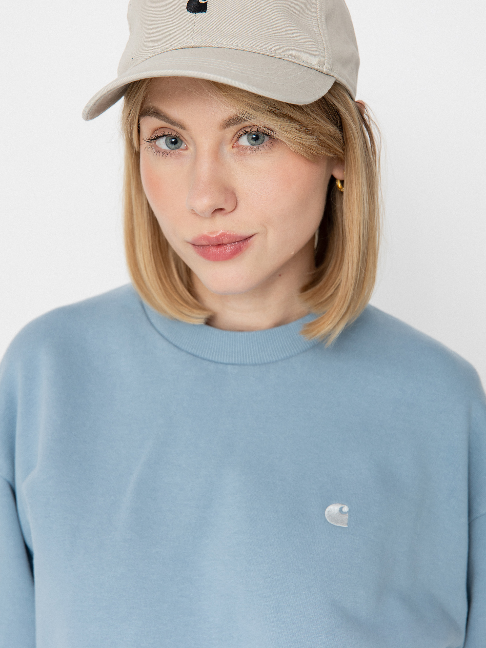 Carhartt WIP Casey Wmn Pulóver (frosted blue/silver)