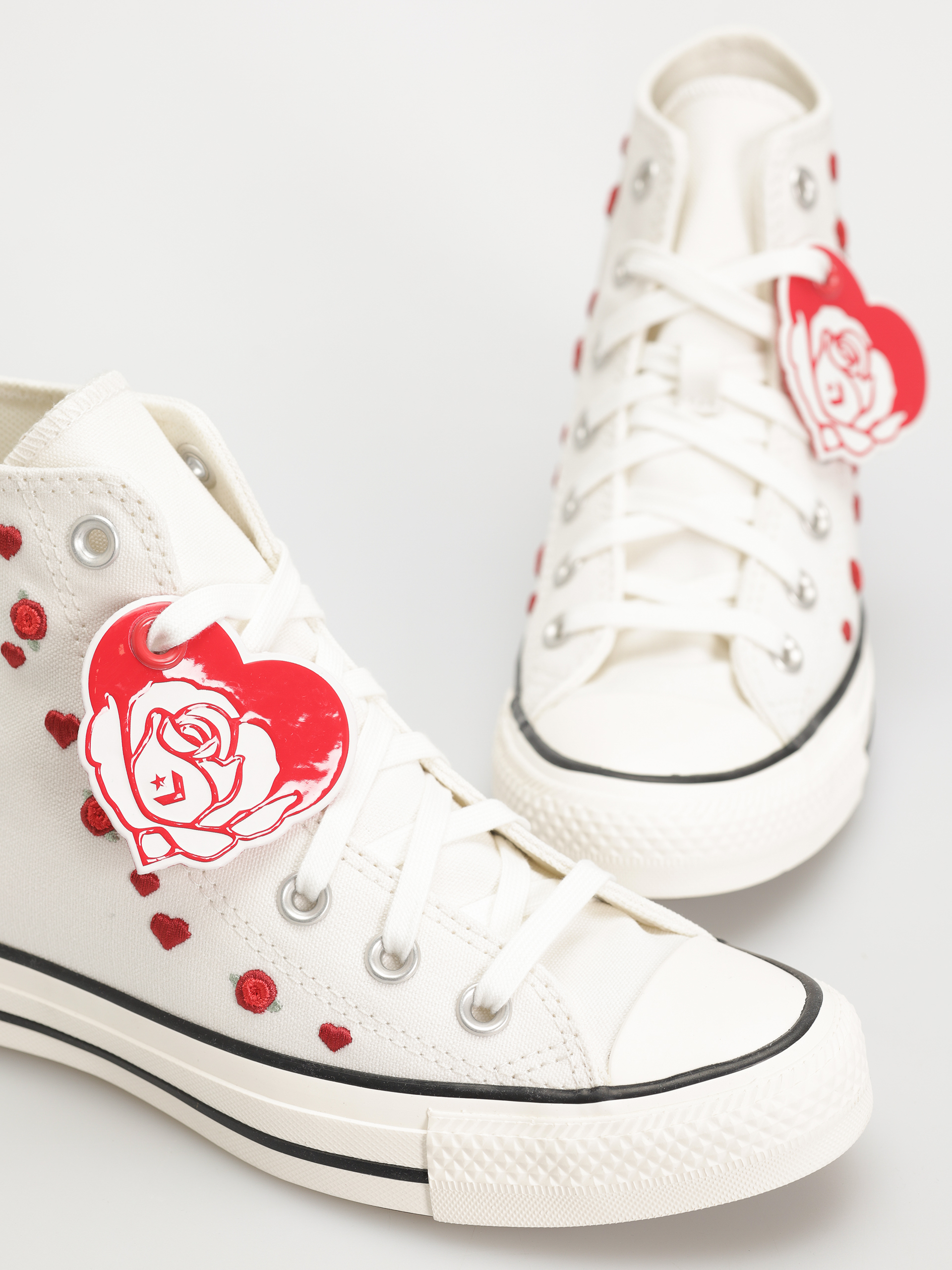 Converse Chuck Taylor All Star Hi Wmn Tornacipők (vintage white/red/egret)